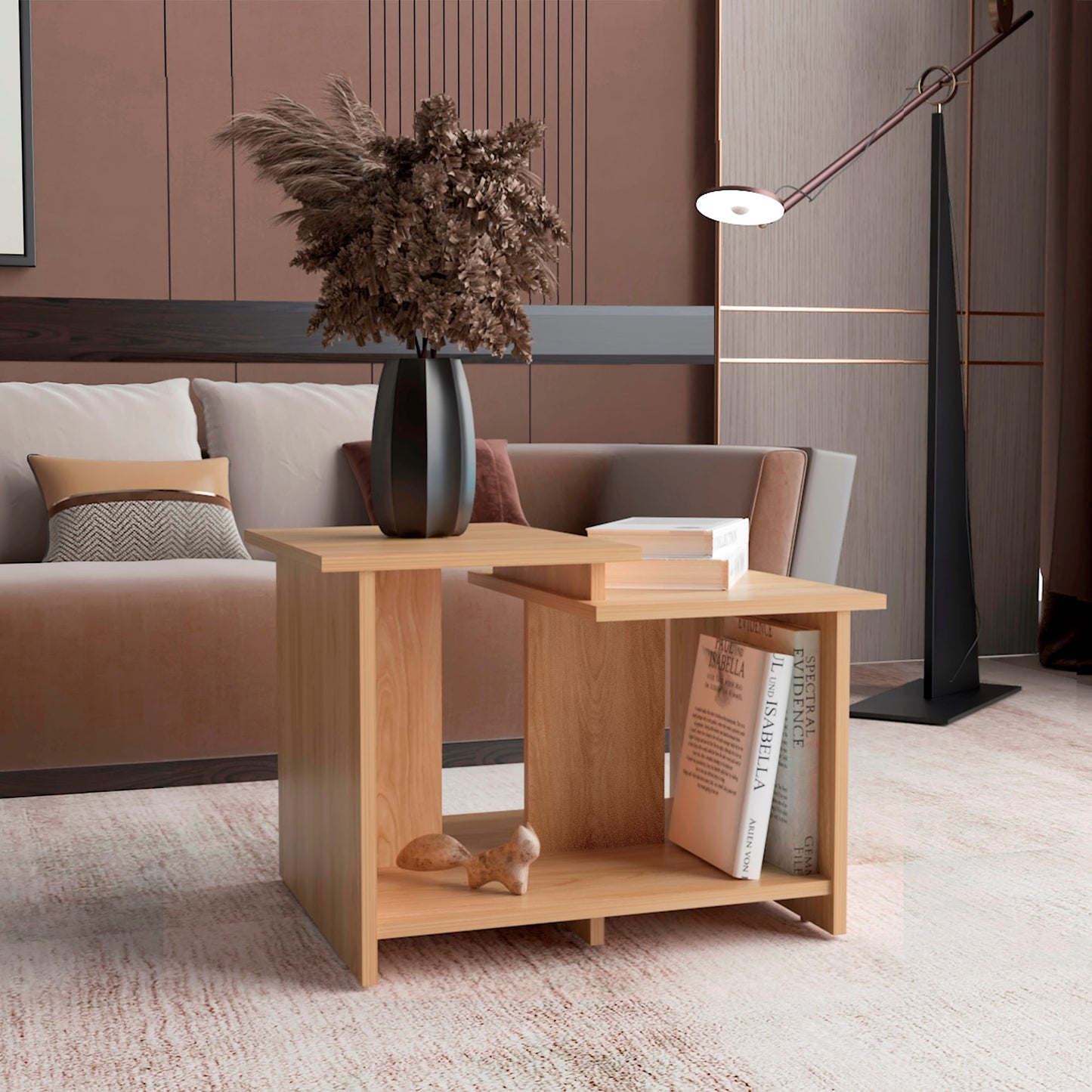 Mesa De Centro Wema 3 Eco 42X60X45 Rta Fresno Eu