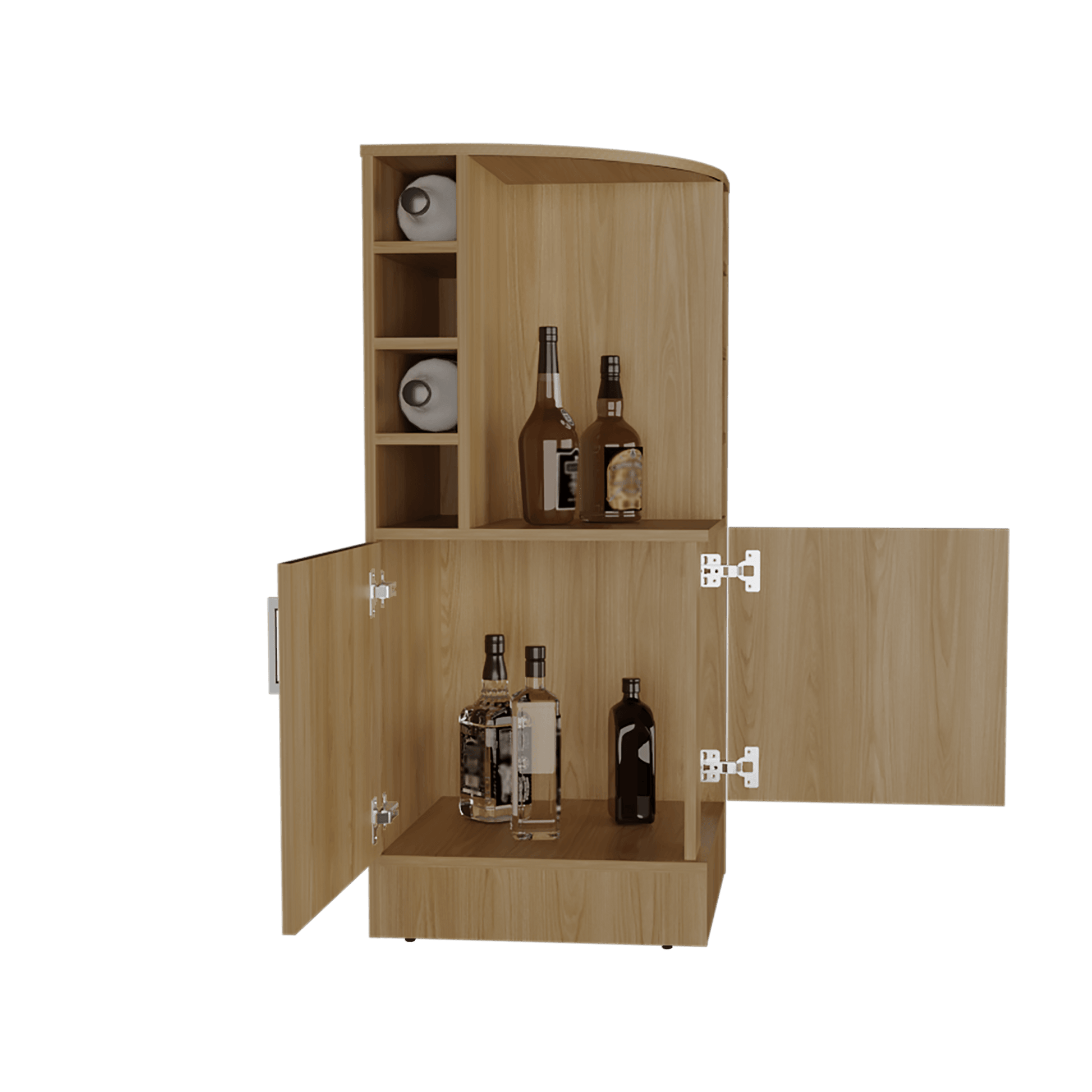Bar Bajo Esquinero Jakes 108X46X46 Rta Fresno Zf