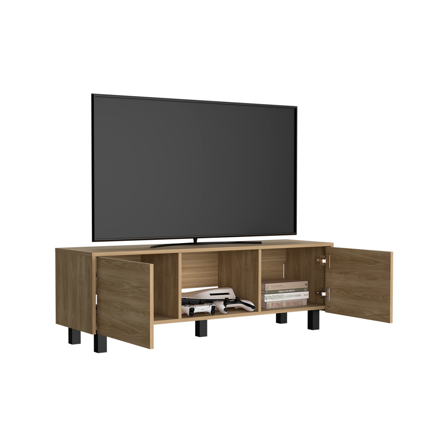 Mueble Para Tv Lazio 41X126X35 Rta Fresno Eu