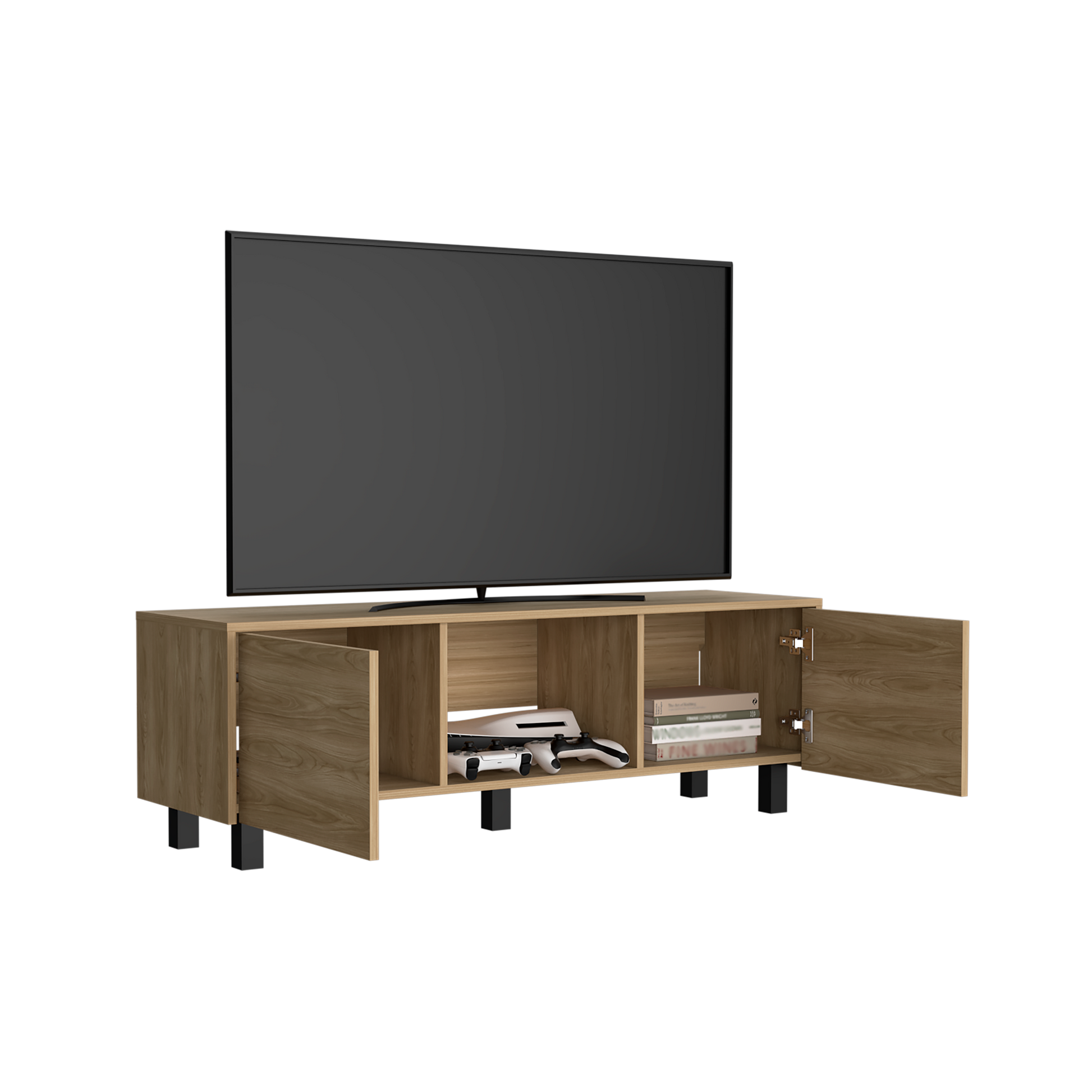 Mueble Para Tv Lazio 41X126X35 Rta Fresno Eu