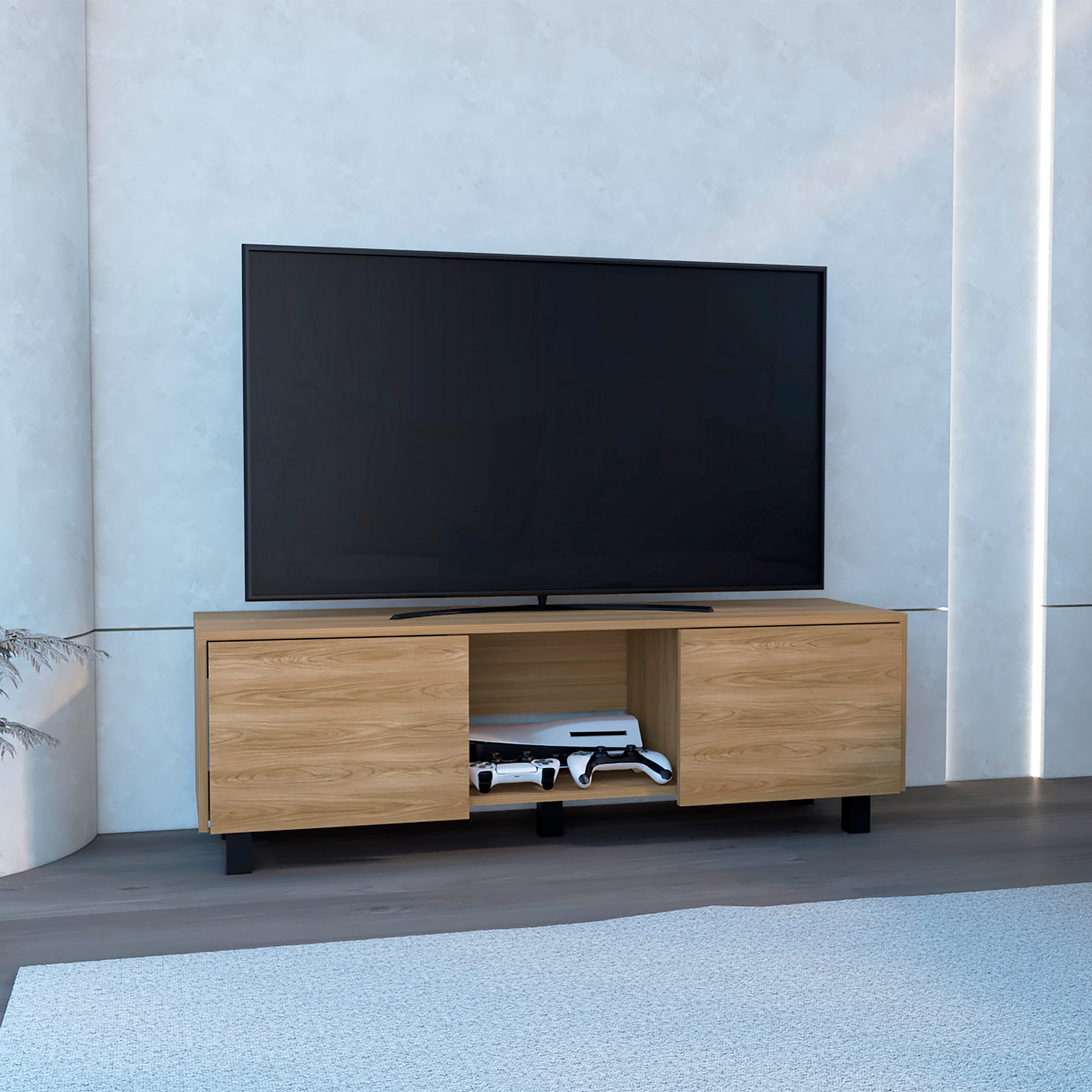Mueble Para Tv Lazio 41X126X35 Rta Fresno Eu