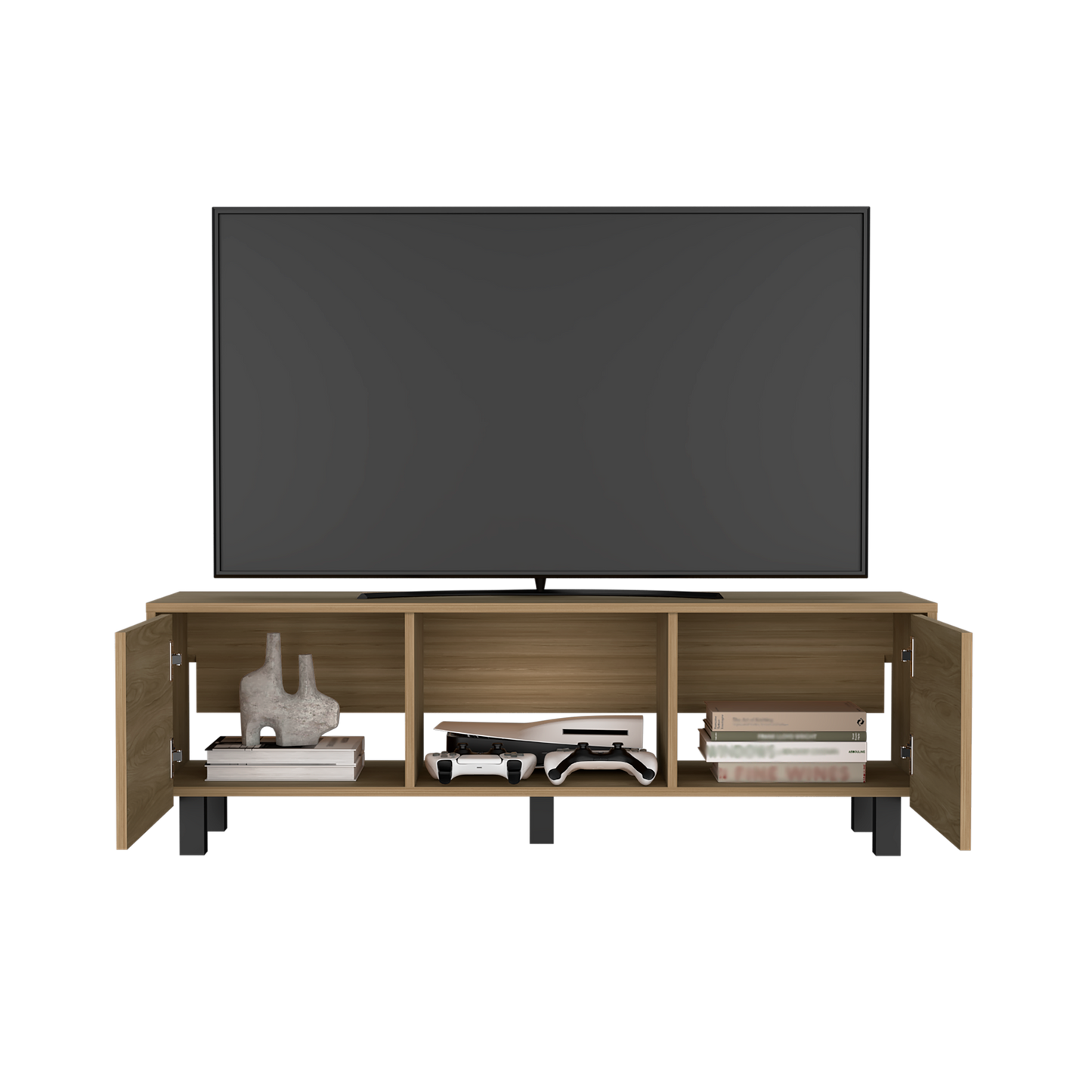 Mueble Para Tv Lazio 41X126X35 Rta Fresno Eu