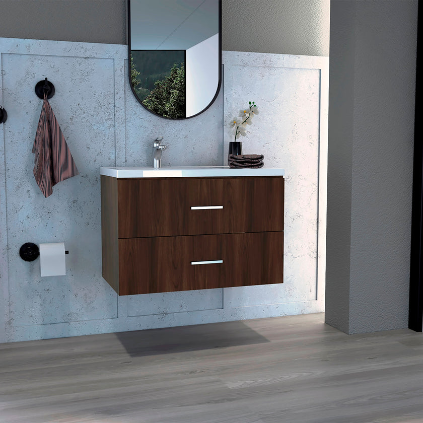 Mueble De Baño Efeso 2C-80 Rta Nogal Eu