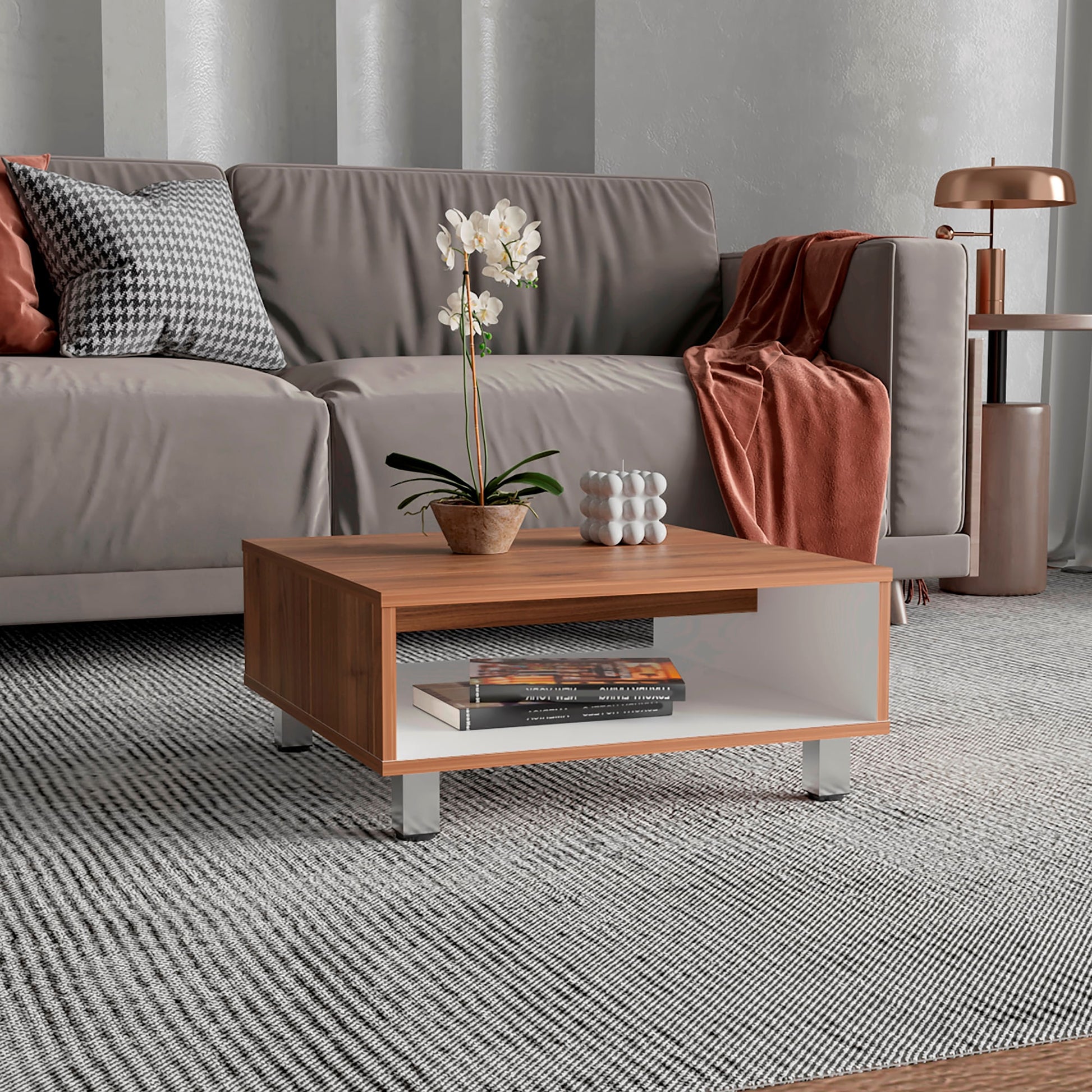 Mesa De Centro 29X60X60 Paris Rta Gales