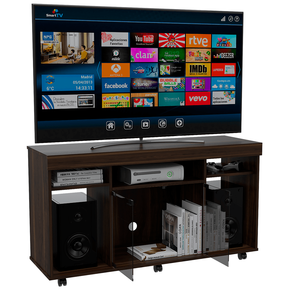 Mesa Para Tv Vermon Nogal