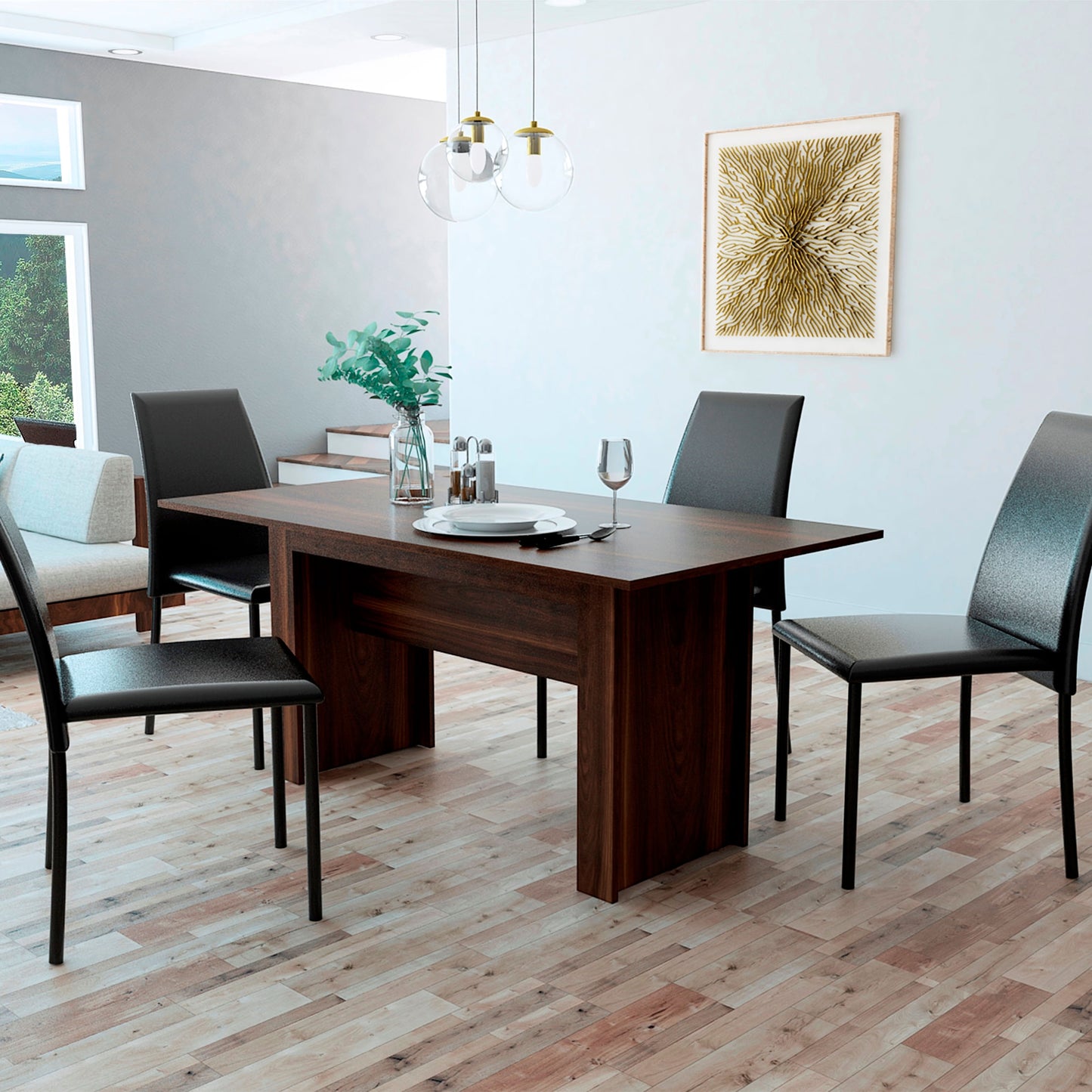 Mesa Comedor Classic 160X85 Rta Nogal