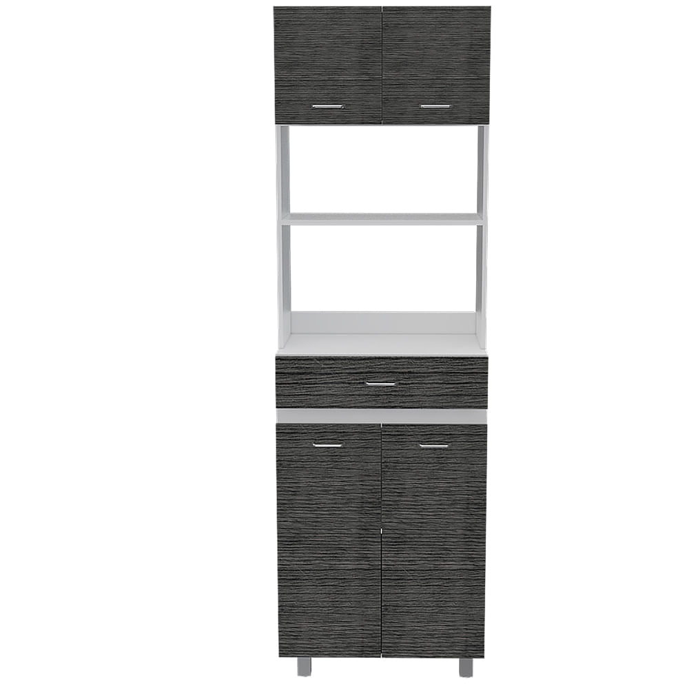 Modulo Microondas Caribe Blanco Roble Gris