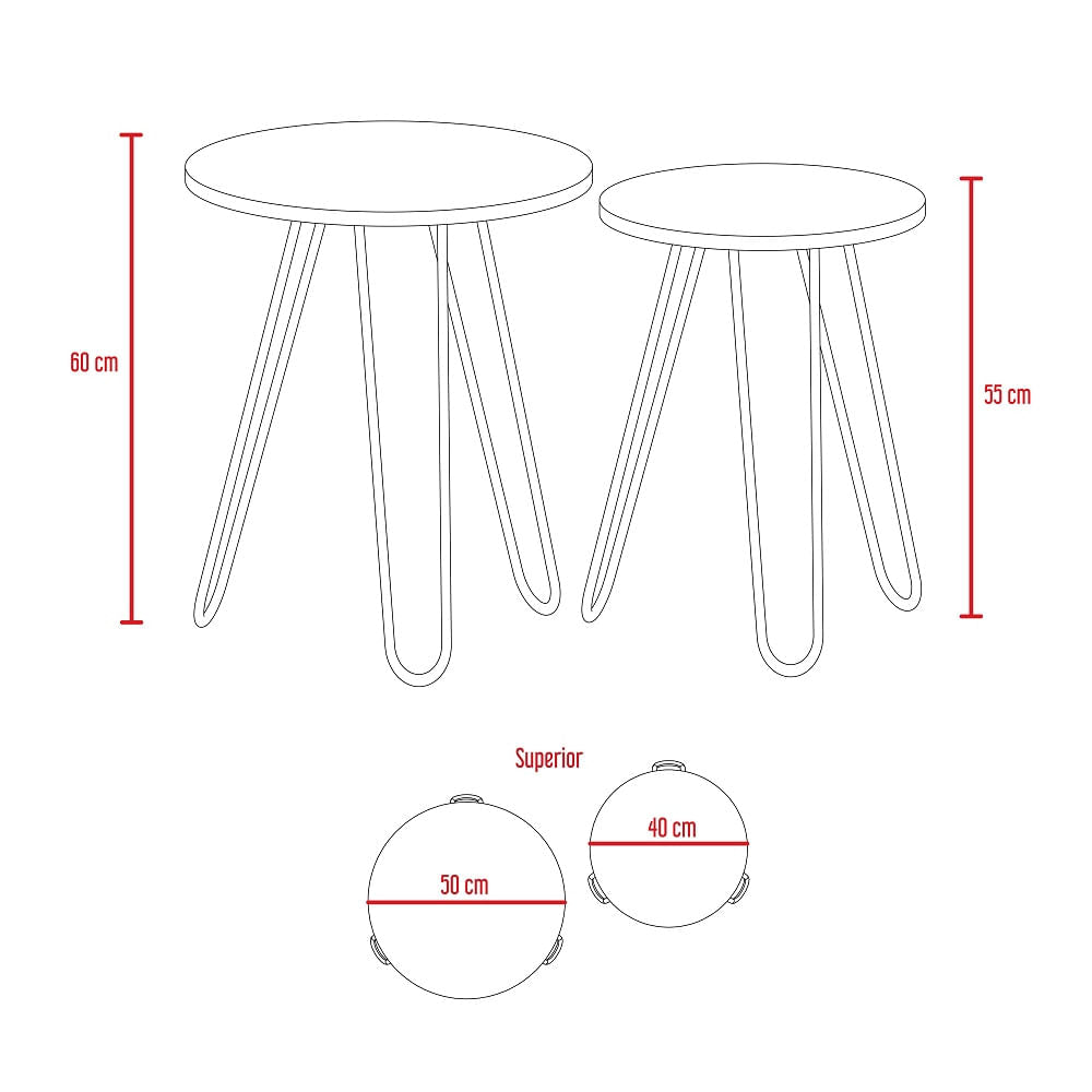 Mesas Auxiliares Mamba Pekan