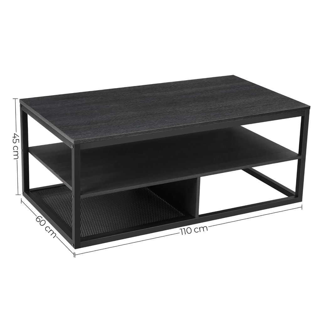 Mesa De Centro 45  X 100 Negro