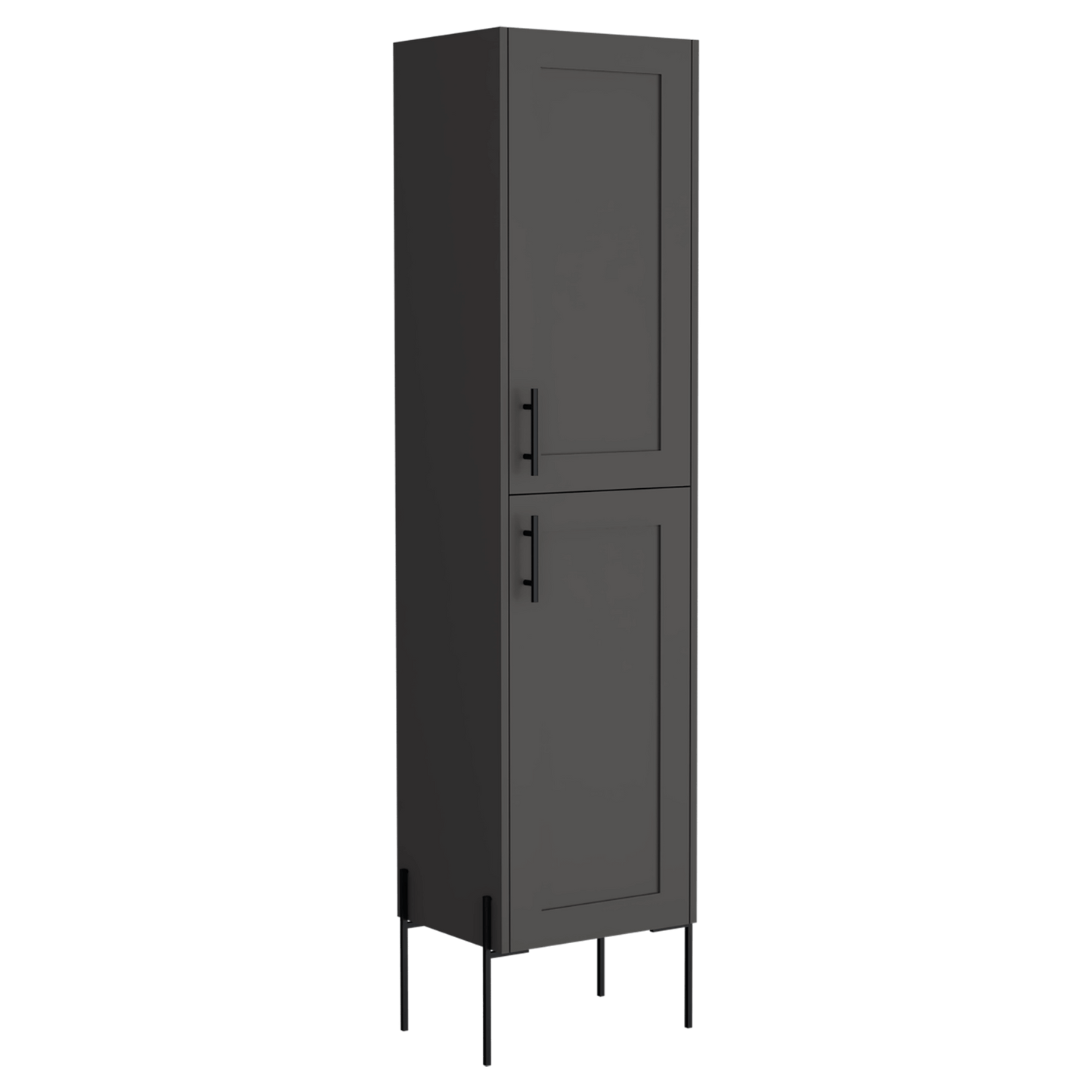 Mueble Auxliar Alto 123X39X30 Rta Plomo Zf
