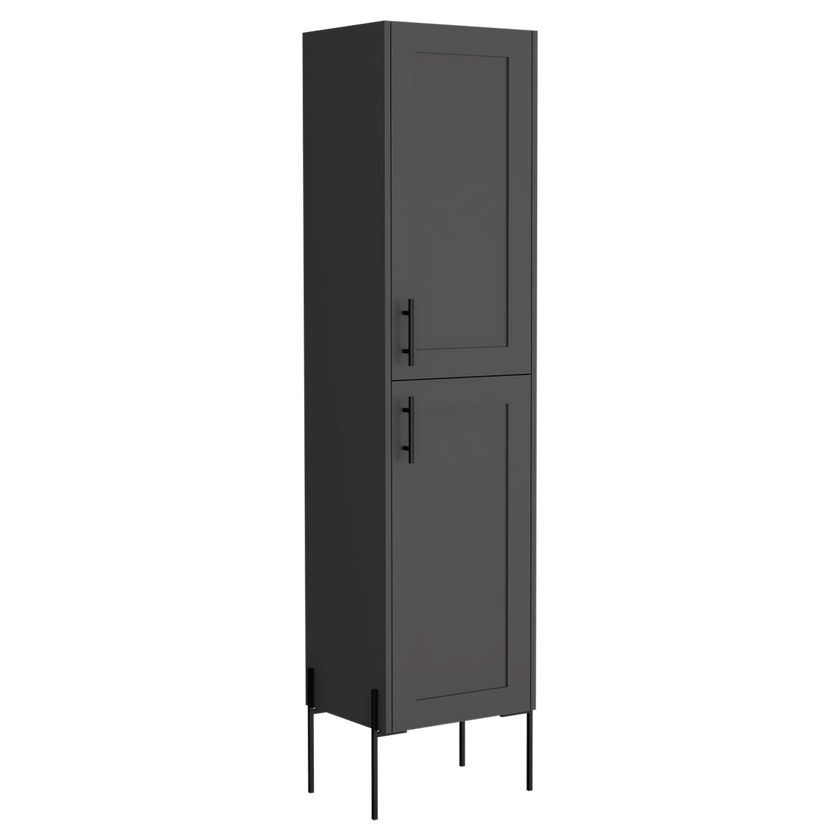 Mueble Auxliar Alto 123X39X30 Rta Plomo Zf
