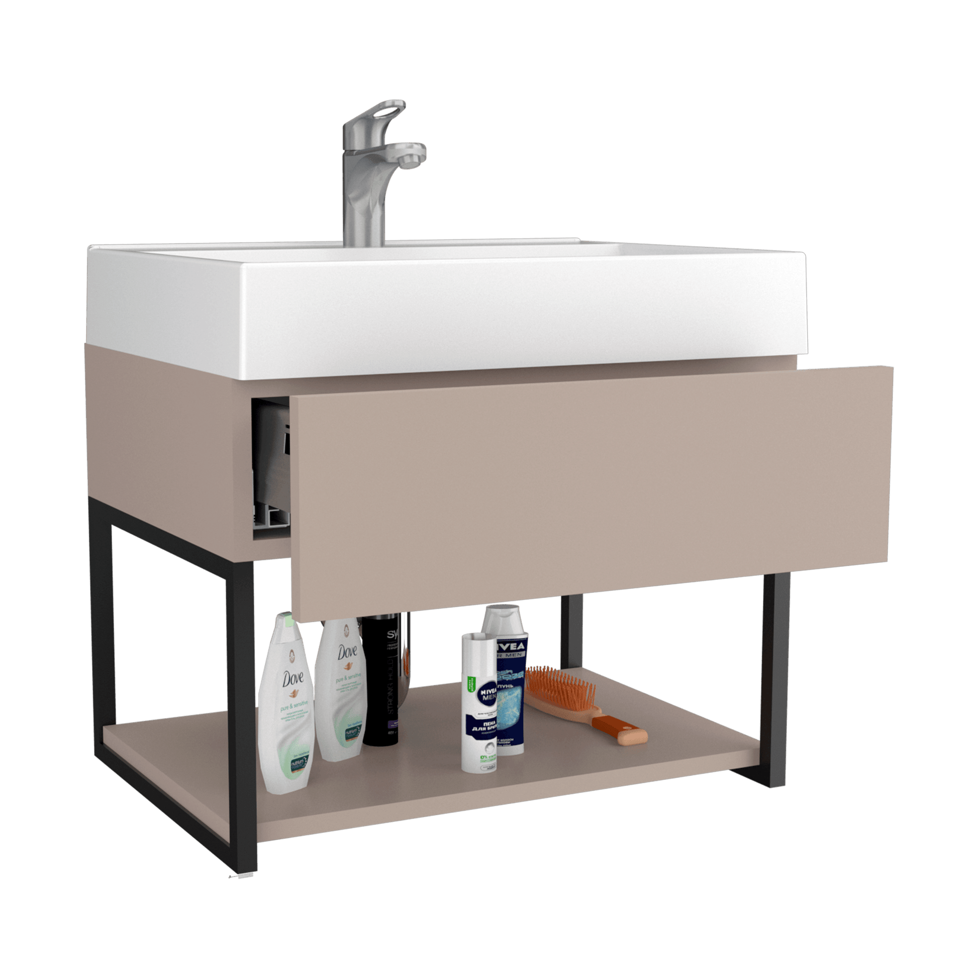 Mueble Fusion Plus Rta Taupe