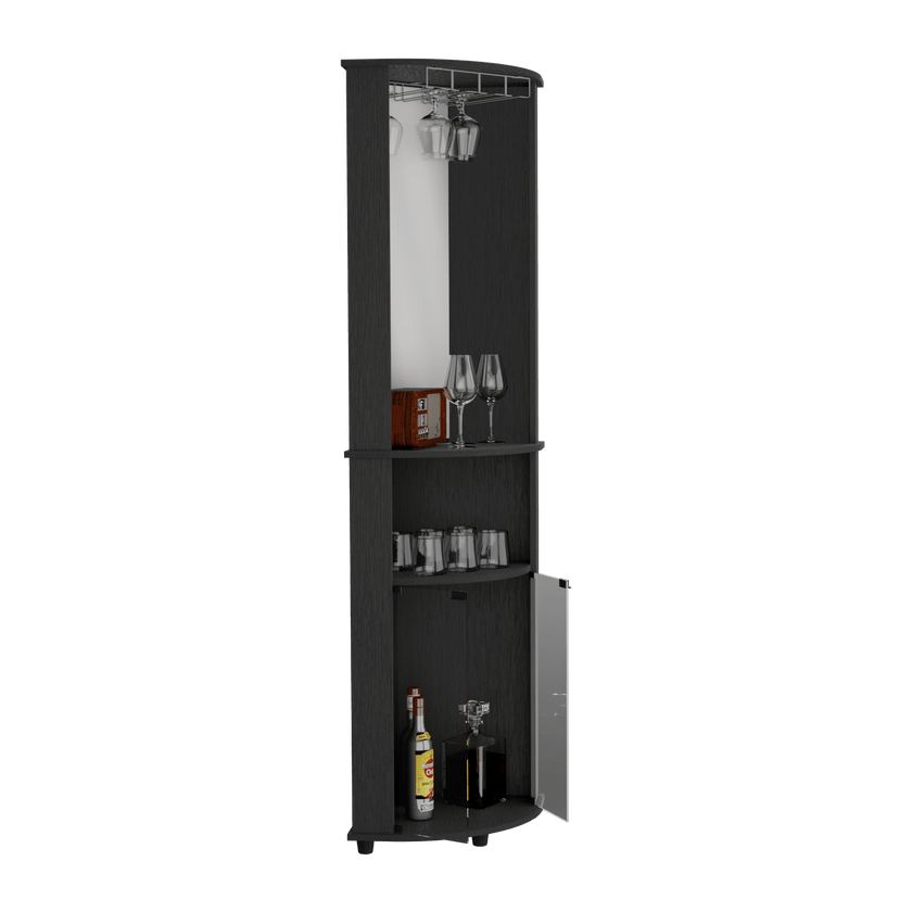 Bar Esquinero Chicago 189 X 45 X 45 Rta Wengue