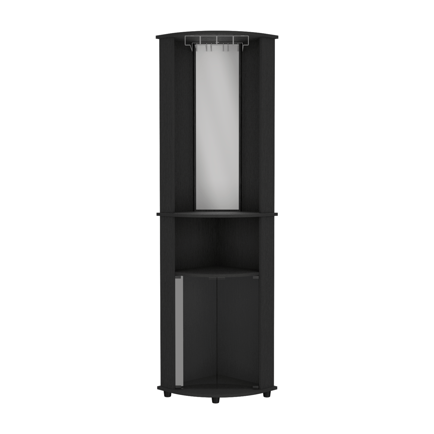 Bar Esquinero Chicago 189 X 45 X 45 Rta Wengue
