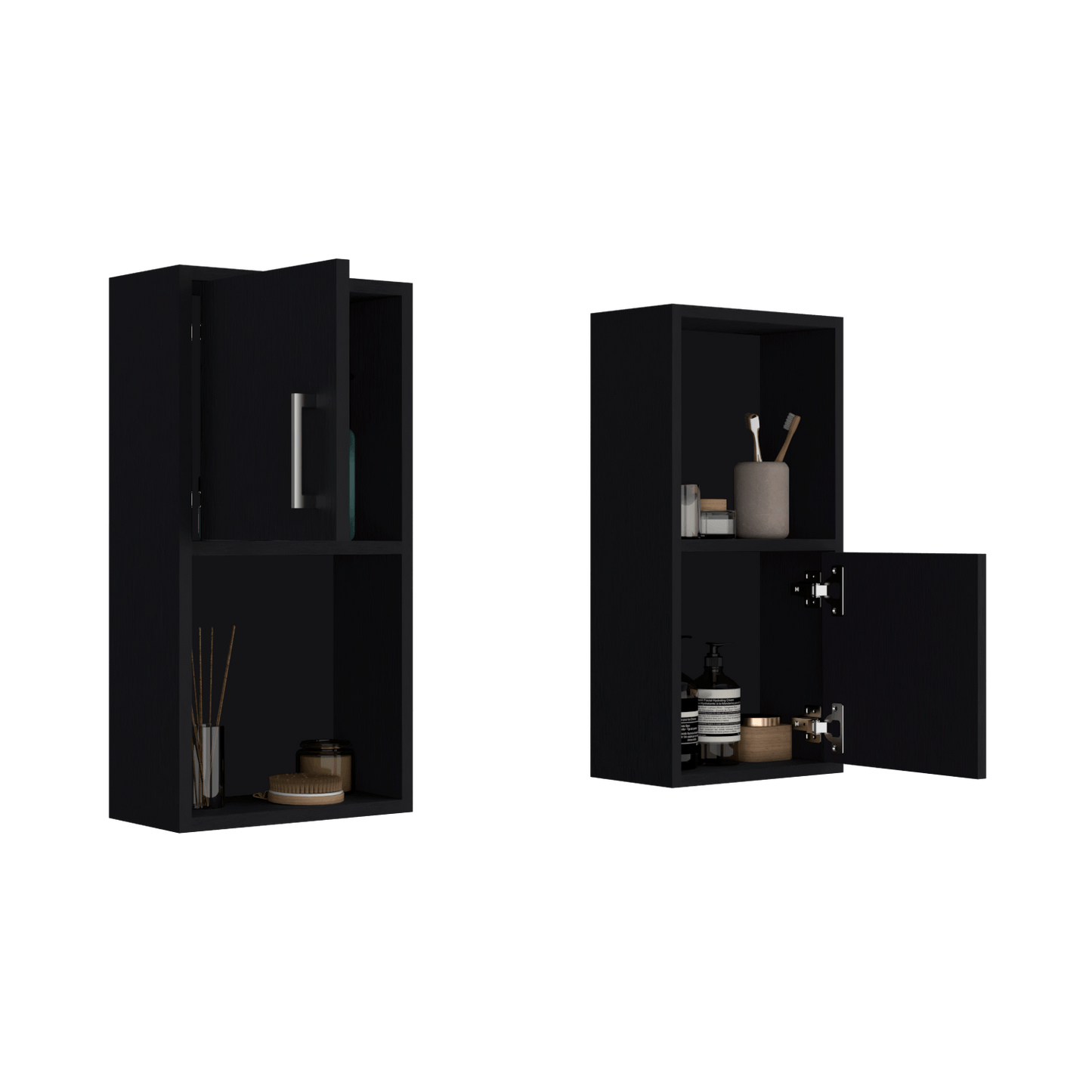 Muebles  Auxiliar Bath Rta Wengue X2 Un