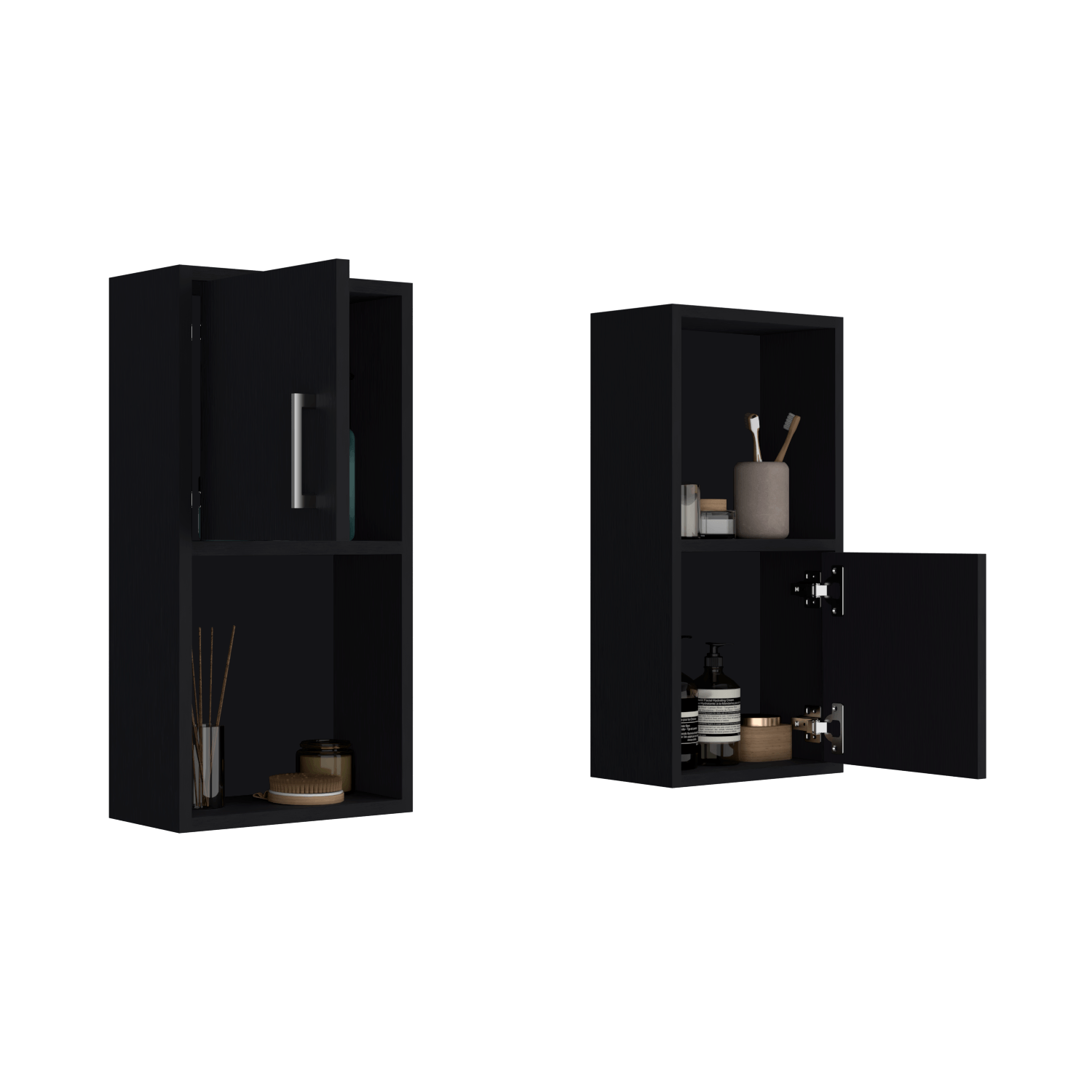 Muebles  Auxiliar Bath Rta Wengue X2 Un