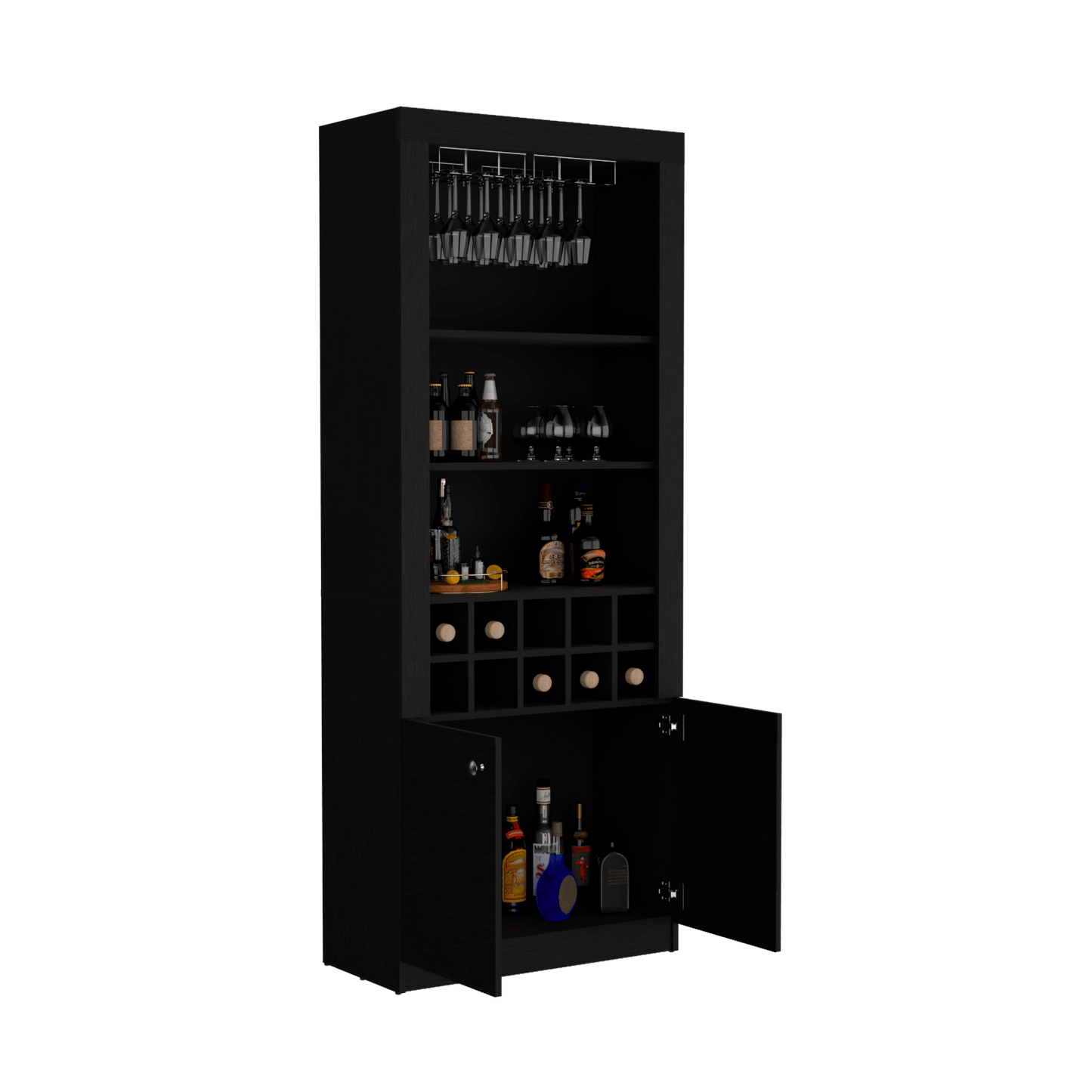 Mueble Bar Nebo 190X75X36 Rta Wengue Zf