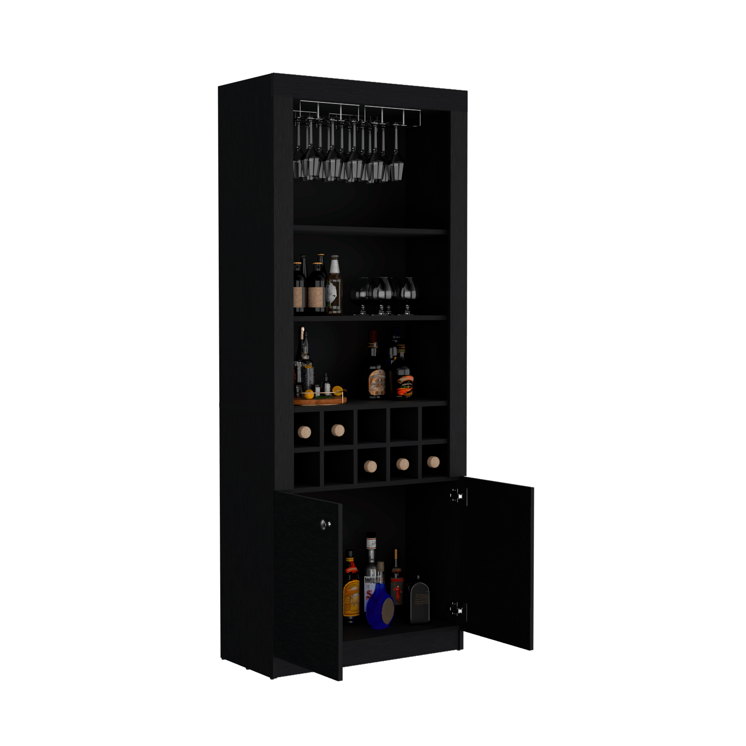 Mueble Bar Nebo 190X75X36 Rta Wengue Zf