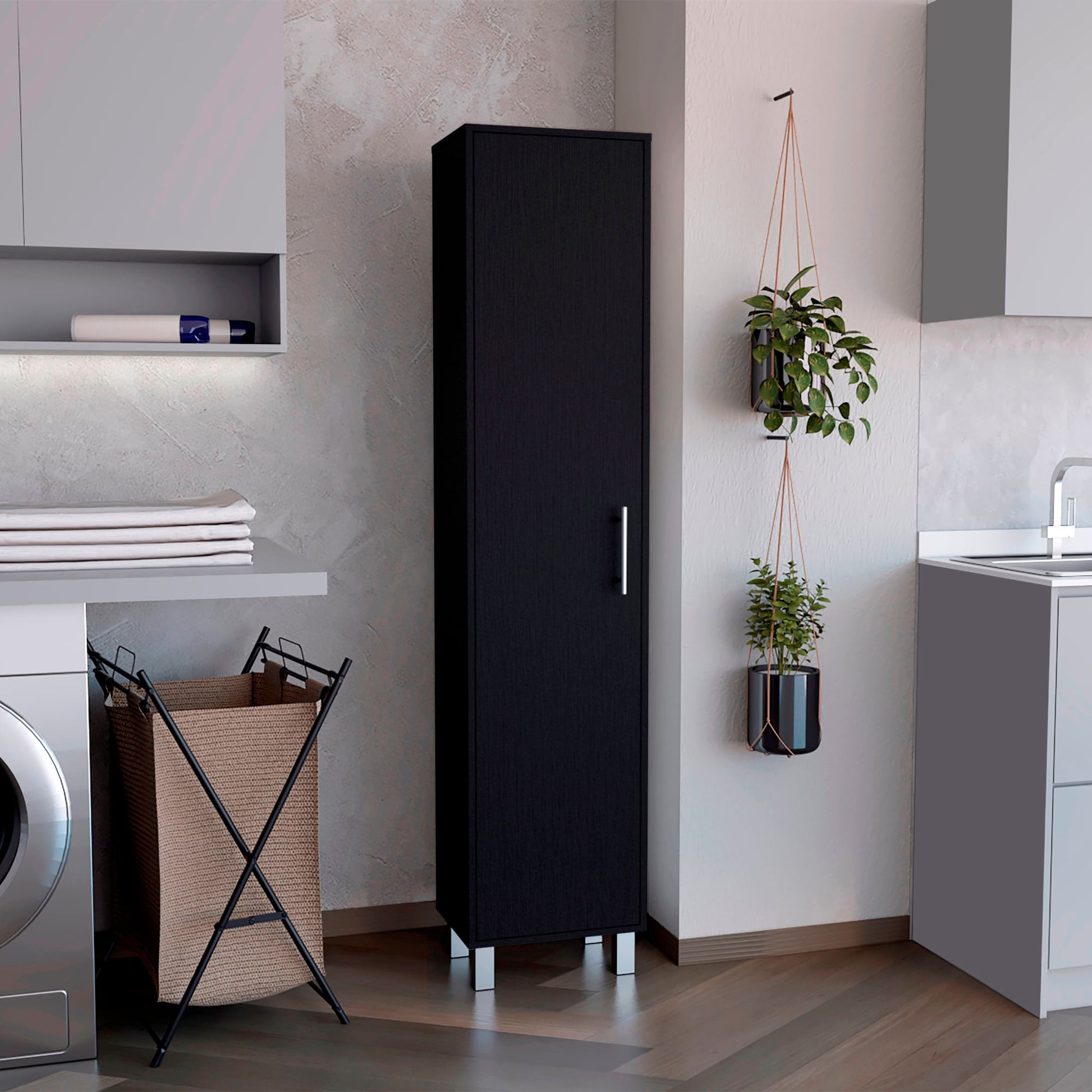 Mueble De Aseo Laska 180X40X30 Rta Wengue Zf