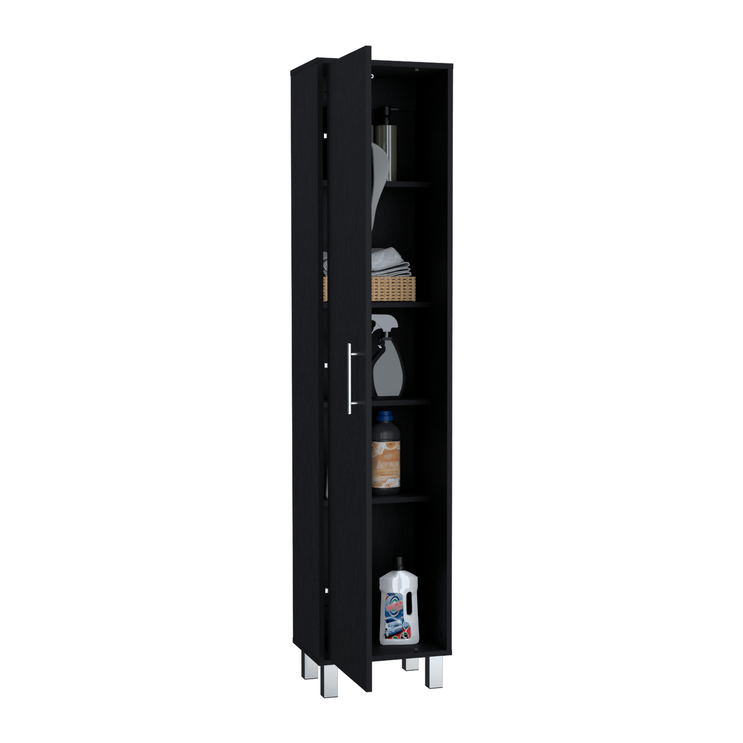 Mueble De Aseo Laska 180X40X30 Rta Wengue Zf