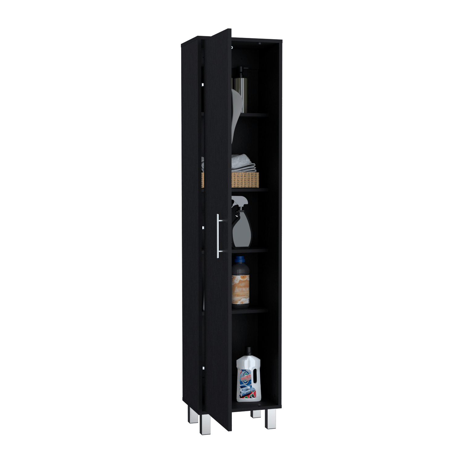 Mueble De Aseo Laska 180X40X30 Rta Wengue Zf