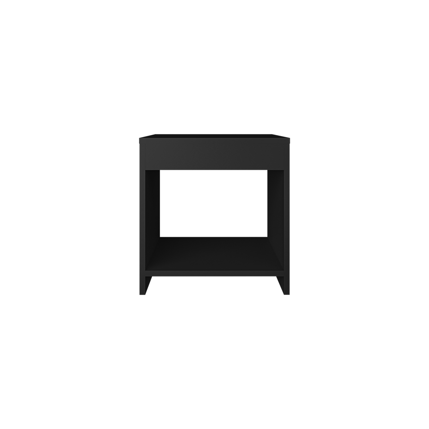 Mesa De Noche Chroma 42X40 Rta Wengue Zf