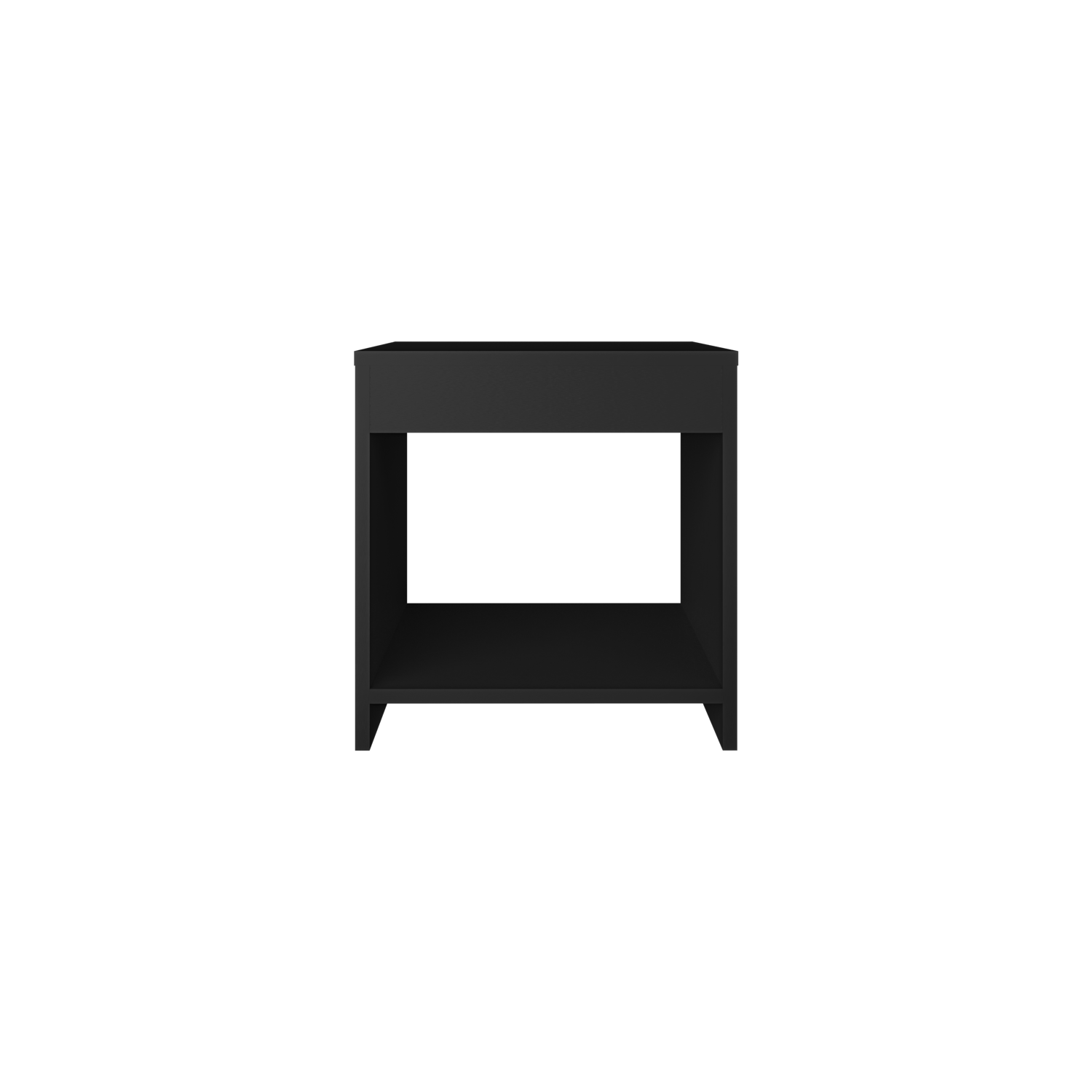 Mesa De Noche Chroma 42X40 Rta Wengue Zf