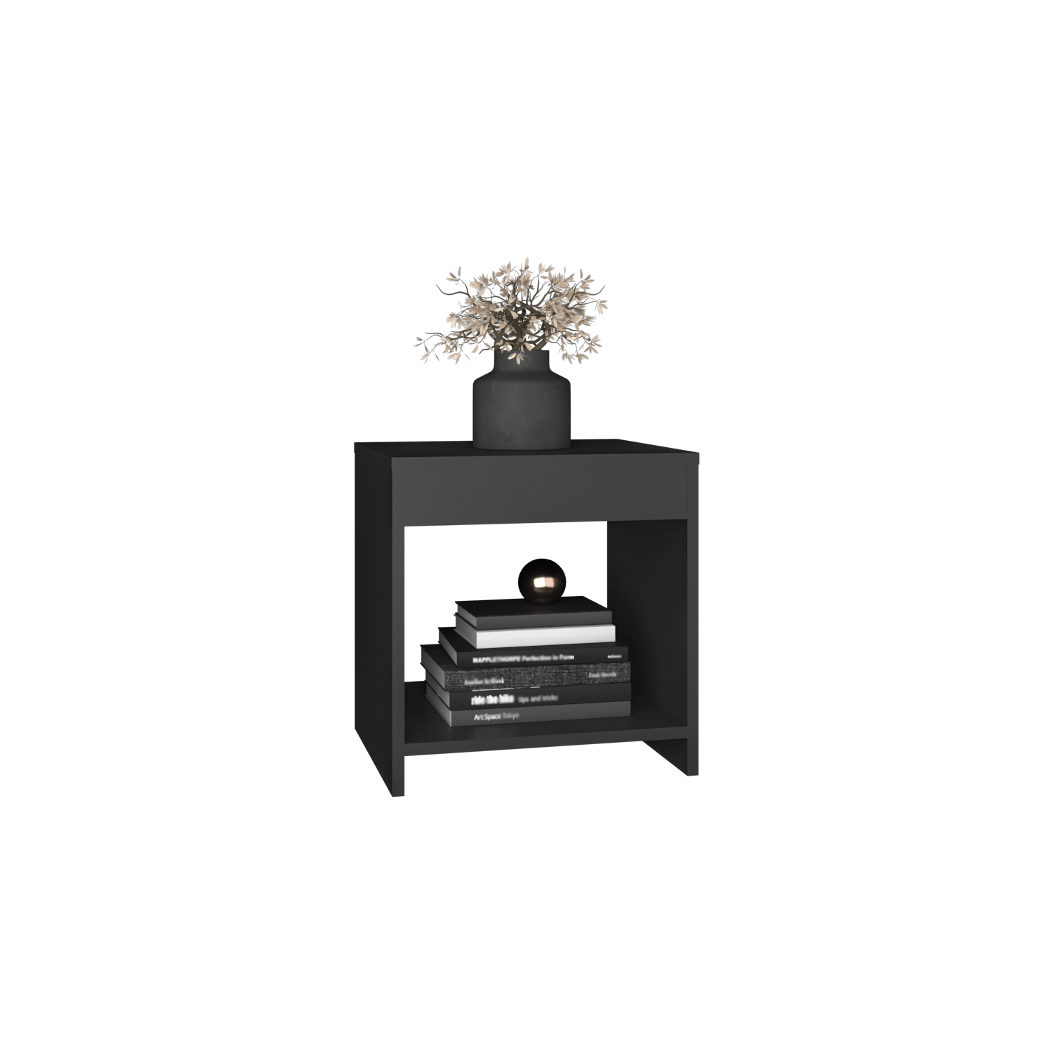 Mesa De Noche Chroma 42X40 Rta Wengue Zf
