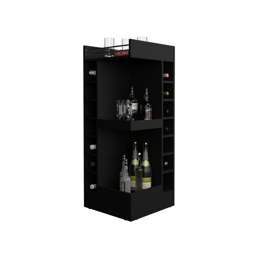 Bar Bajo Esquinero Lyman 111X46X46 Rta Wengue