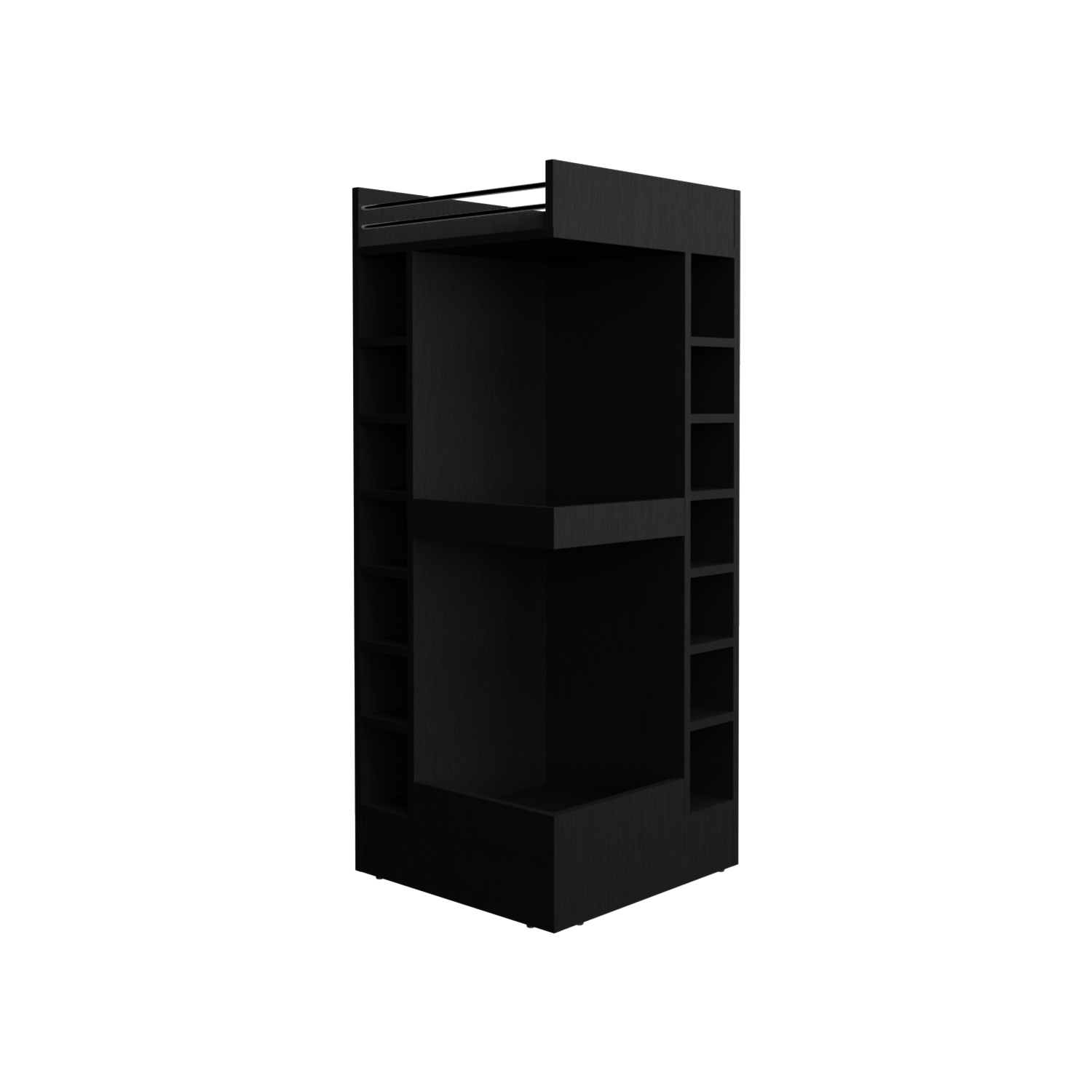 Bar Bajo Esquinero Lyman 111X46X46 Rta Wengue
