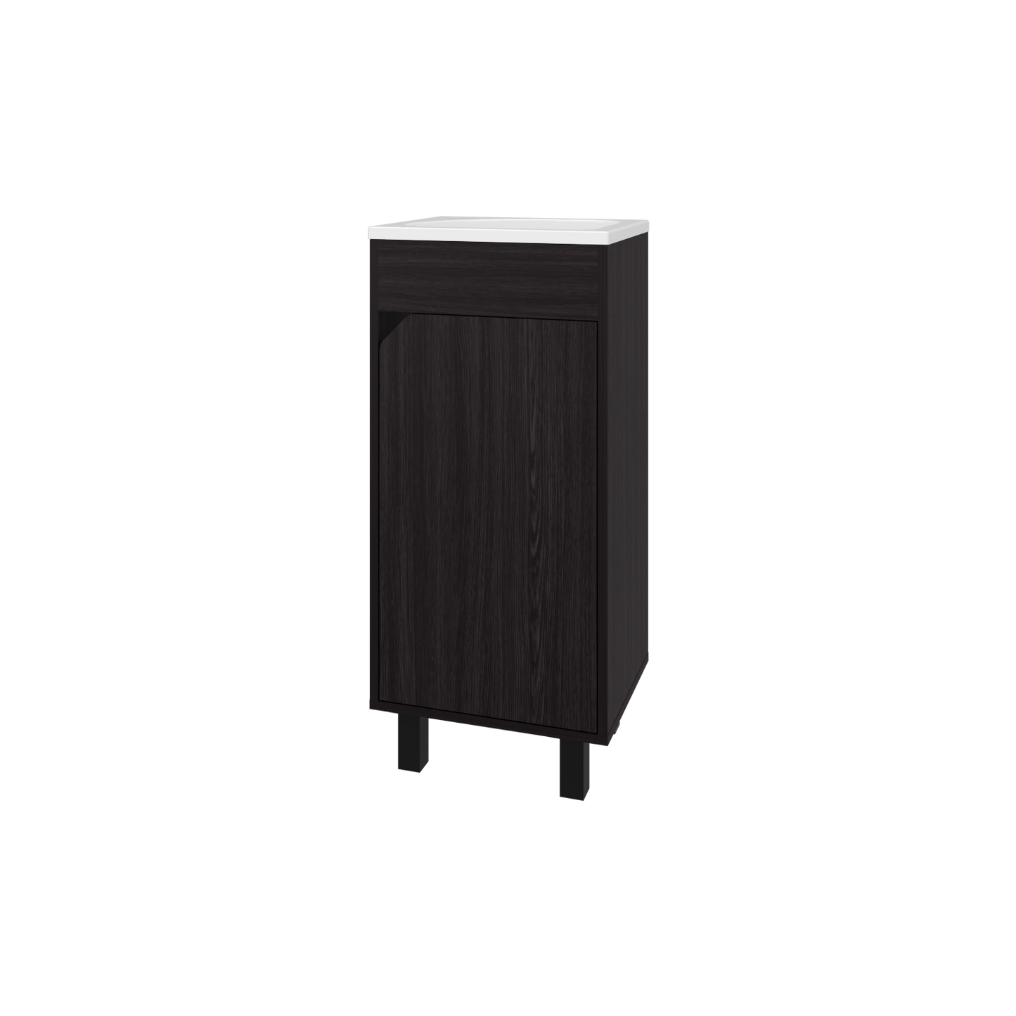 Mueble De Baño A Piso Bethel 40 86X39,6X34,5 Rta Wengue Zf