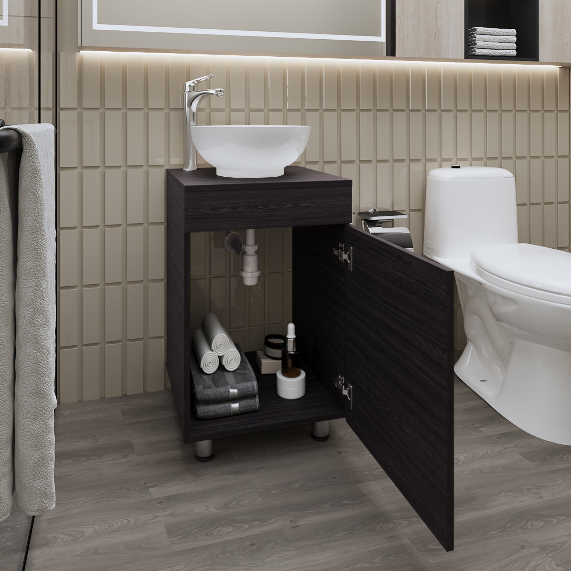 Mueble De Baño Tacna 72,3X45X45 Wengue Zf