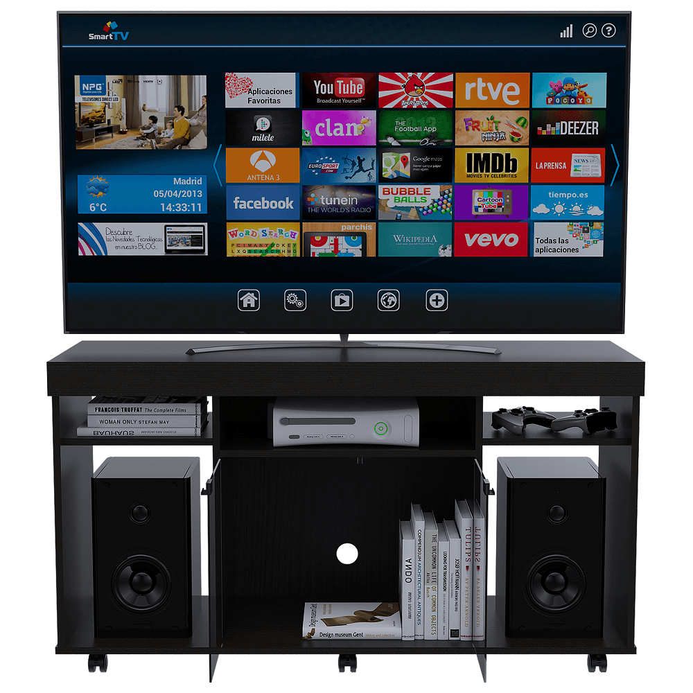 Mesa Para Tv Vermon Wengue