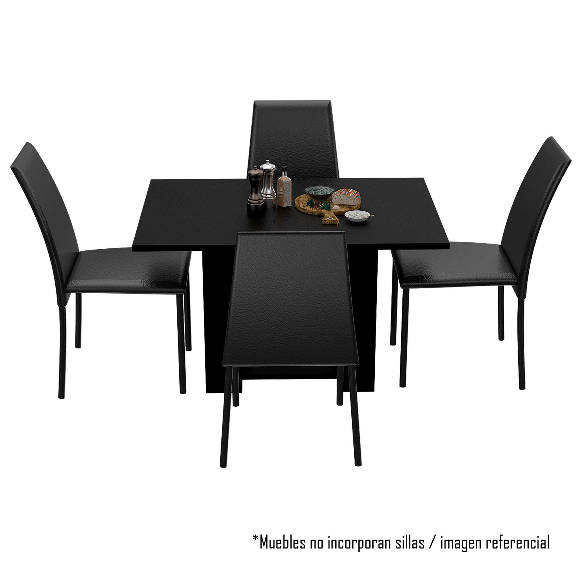 Mesa Comedor 120 Volterra Rta Wengue