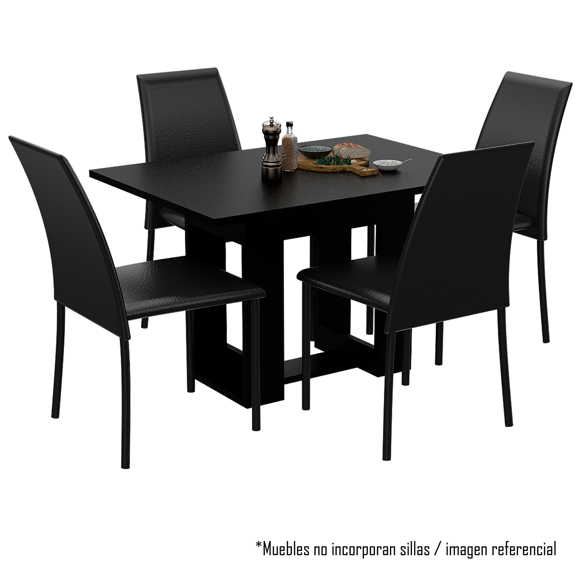Mesa Comedor 120 Volterra Rta Wengue