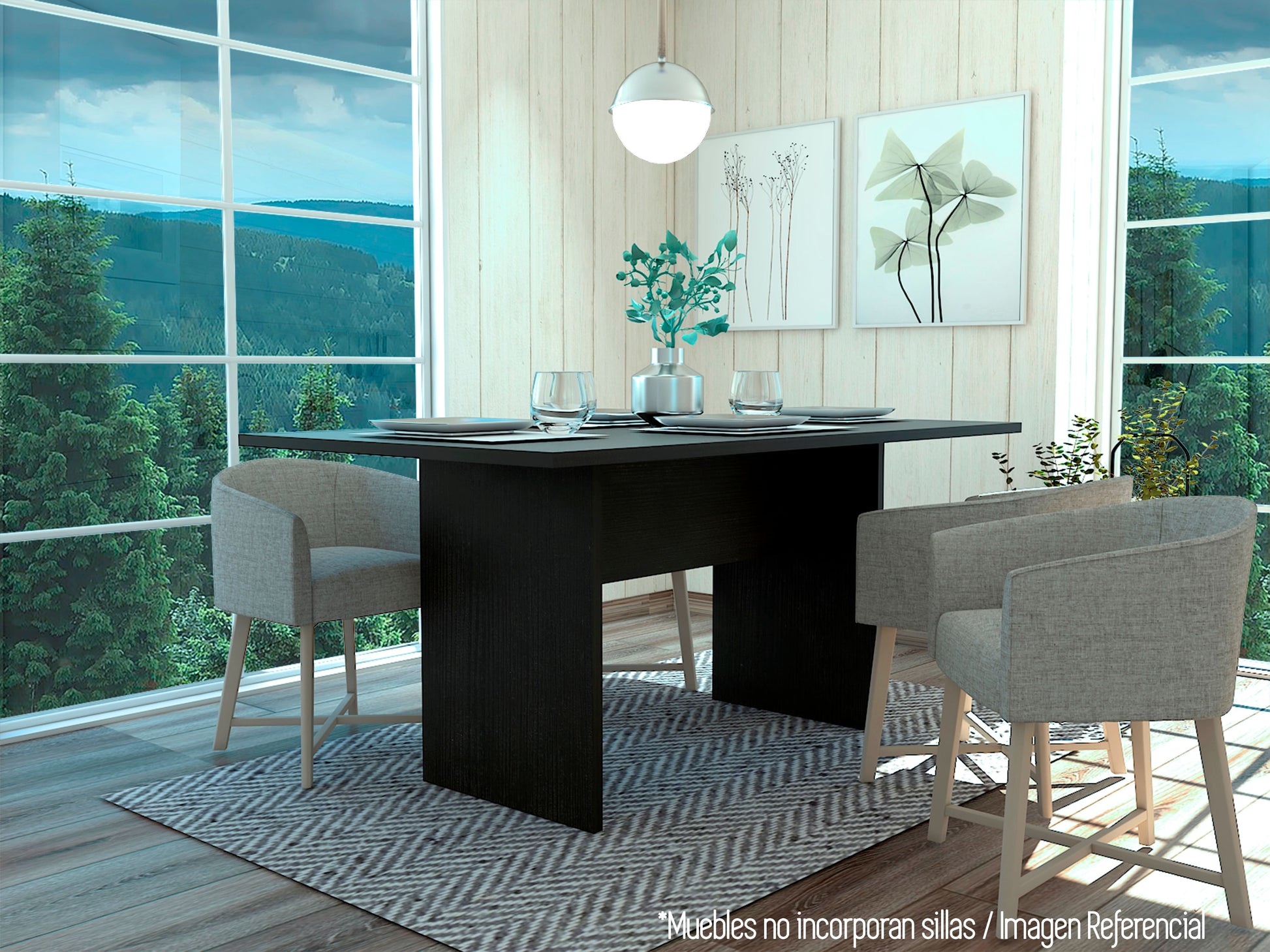 Mesa Comedor Beijing Rta Wengue
