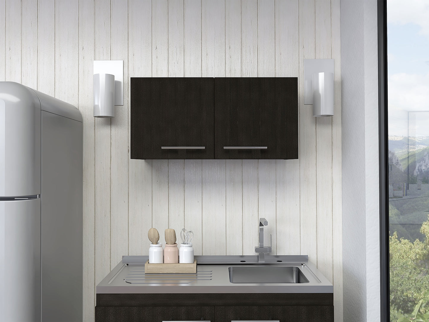 Mueble Sobre Campana Manchester Rta Wengue
