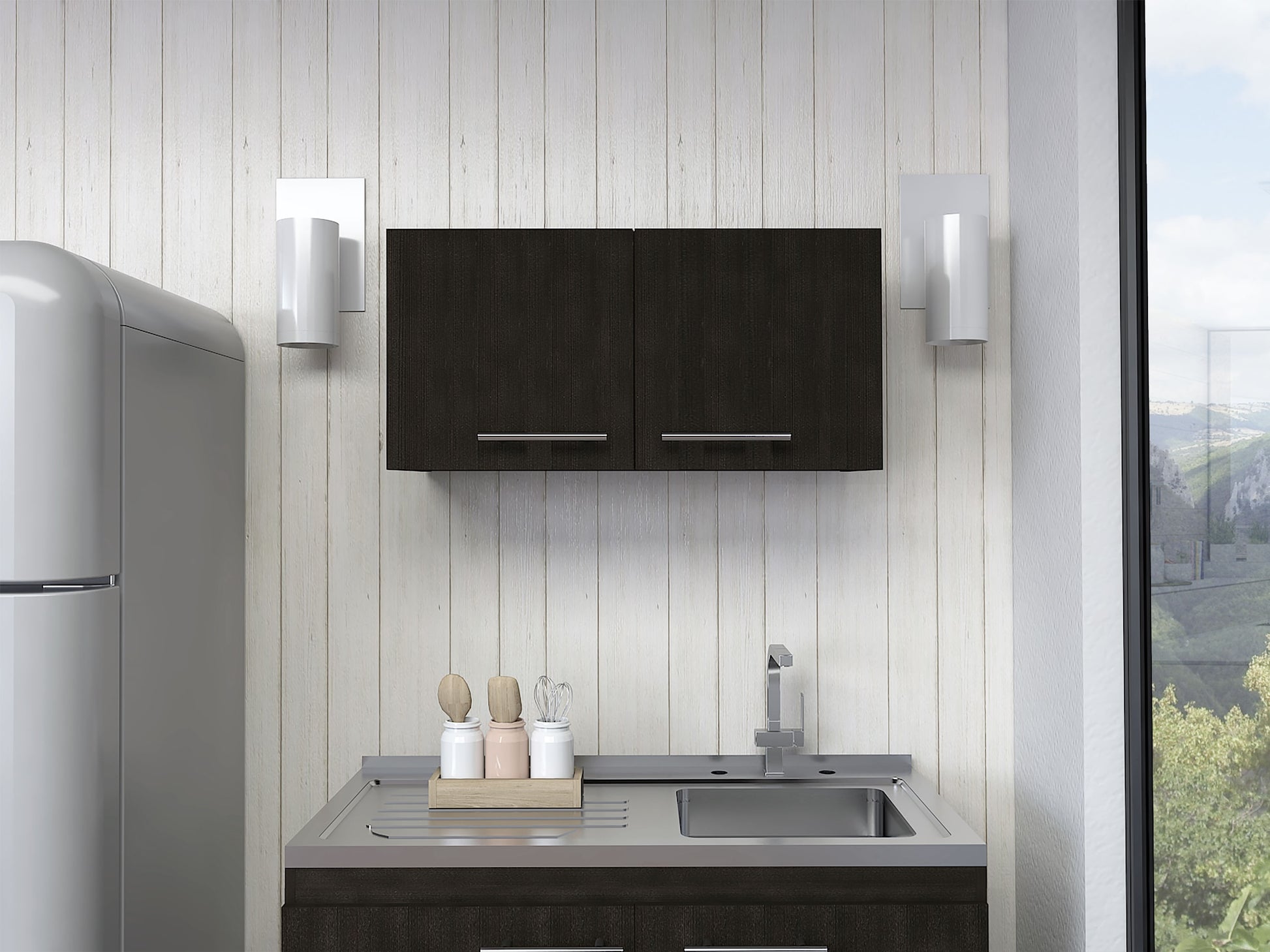 Mueble Sobre Campana Manchester Rta Wengue