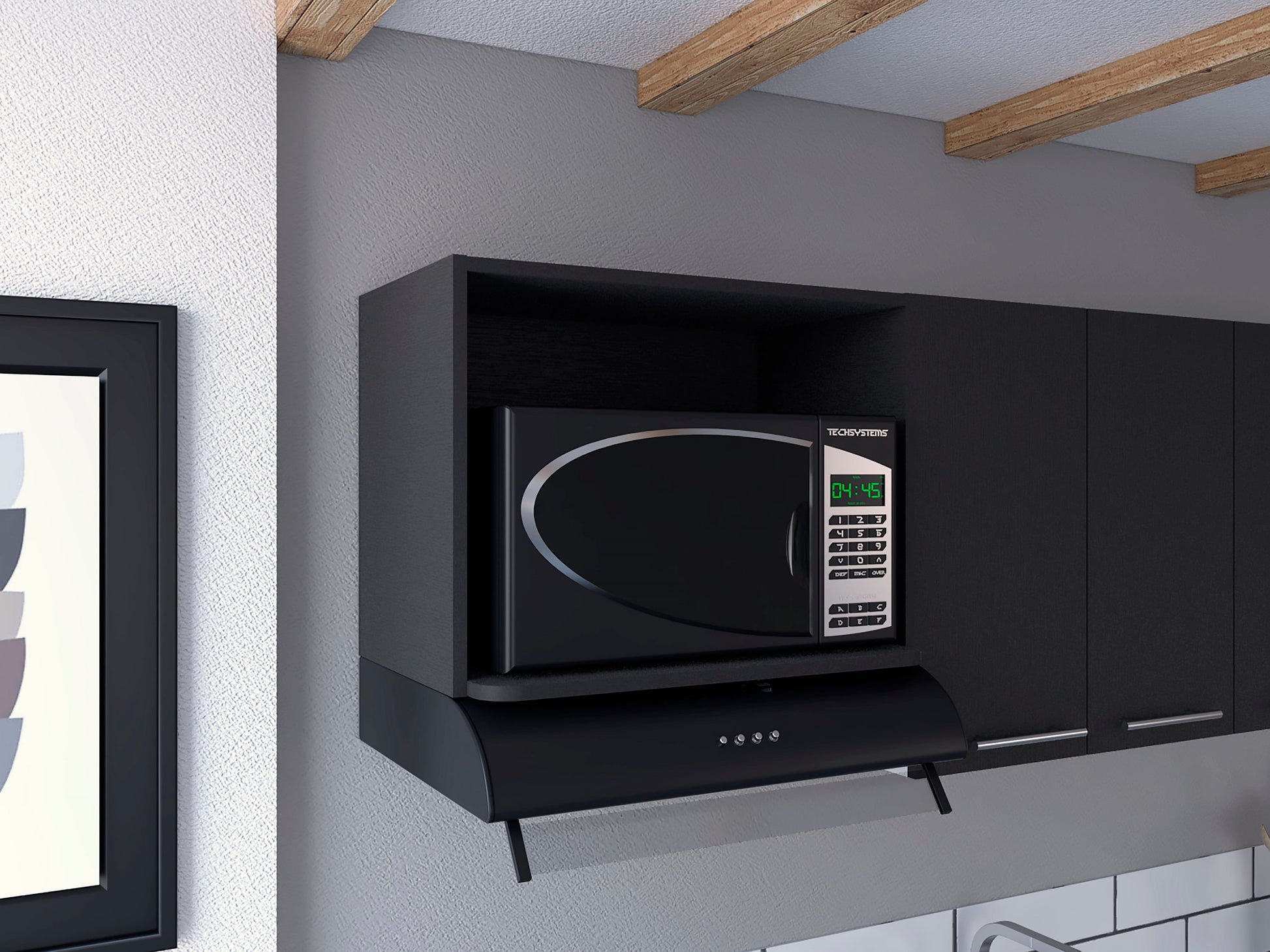 Mueble Auxiliar Cocina Rta Wengue