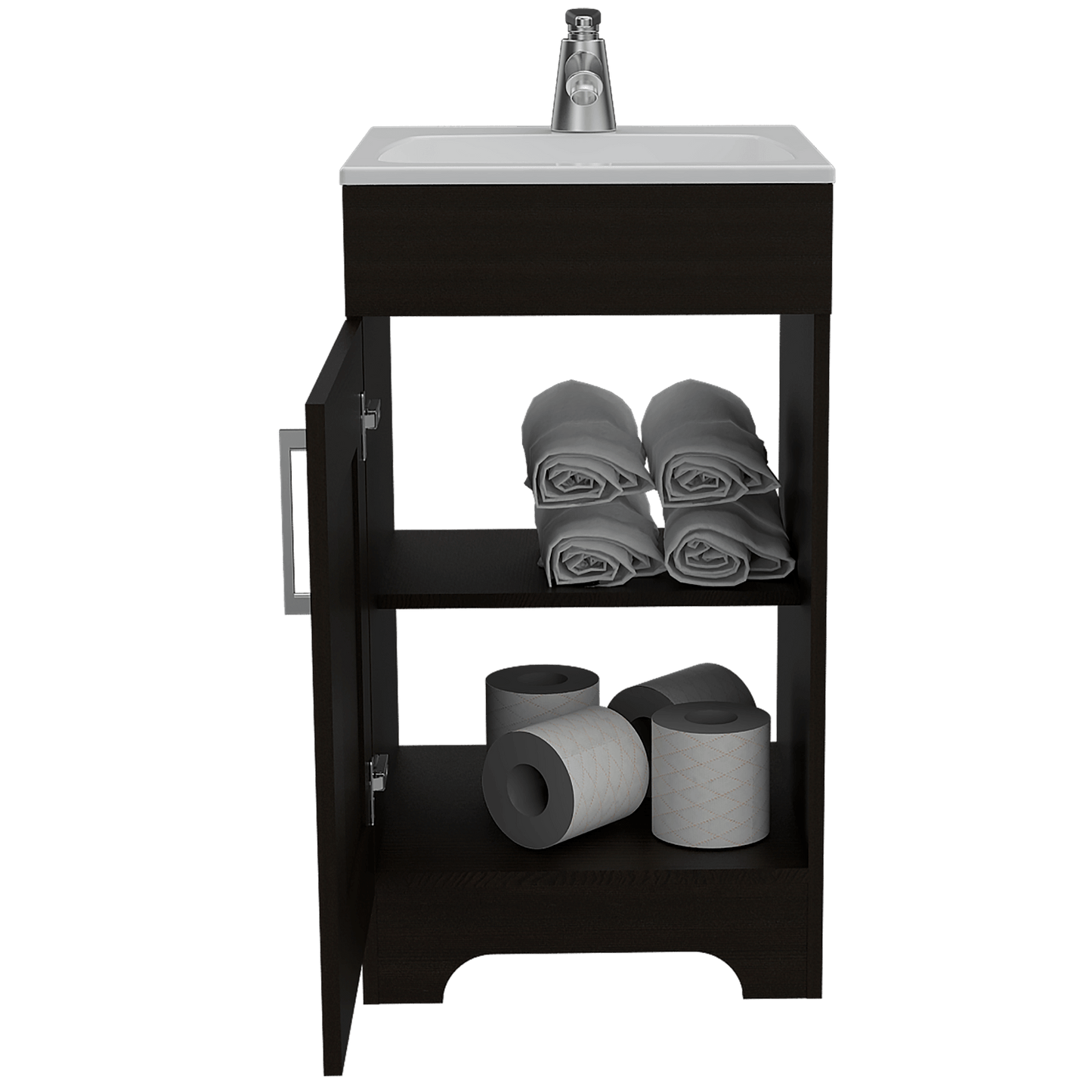 Mueble Lavamanos Barcelona 2 Rta Wengue N/A