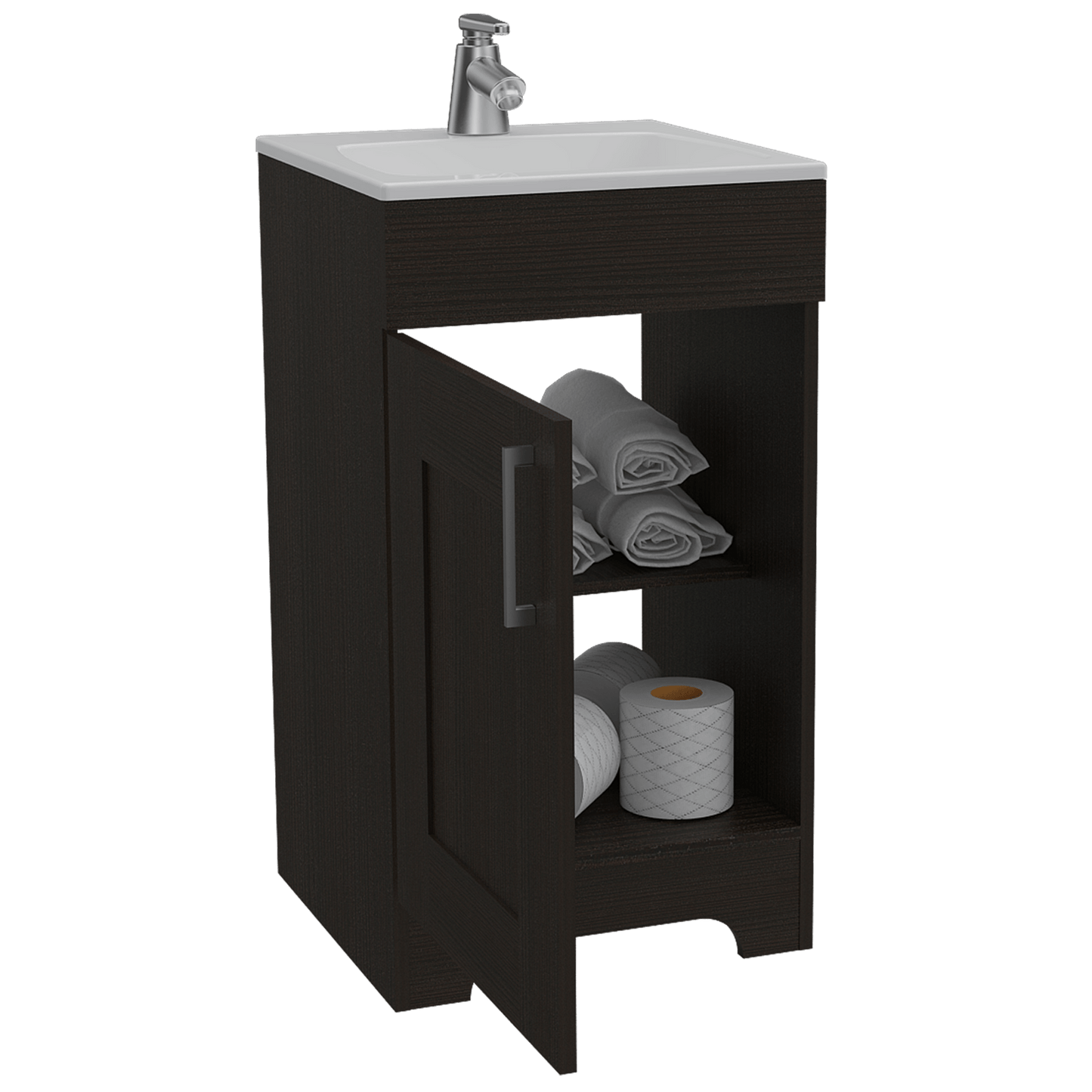Mueble Lavamanos Barcelona 2 Rta Wengue N/A