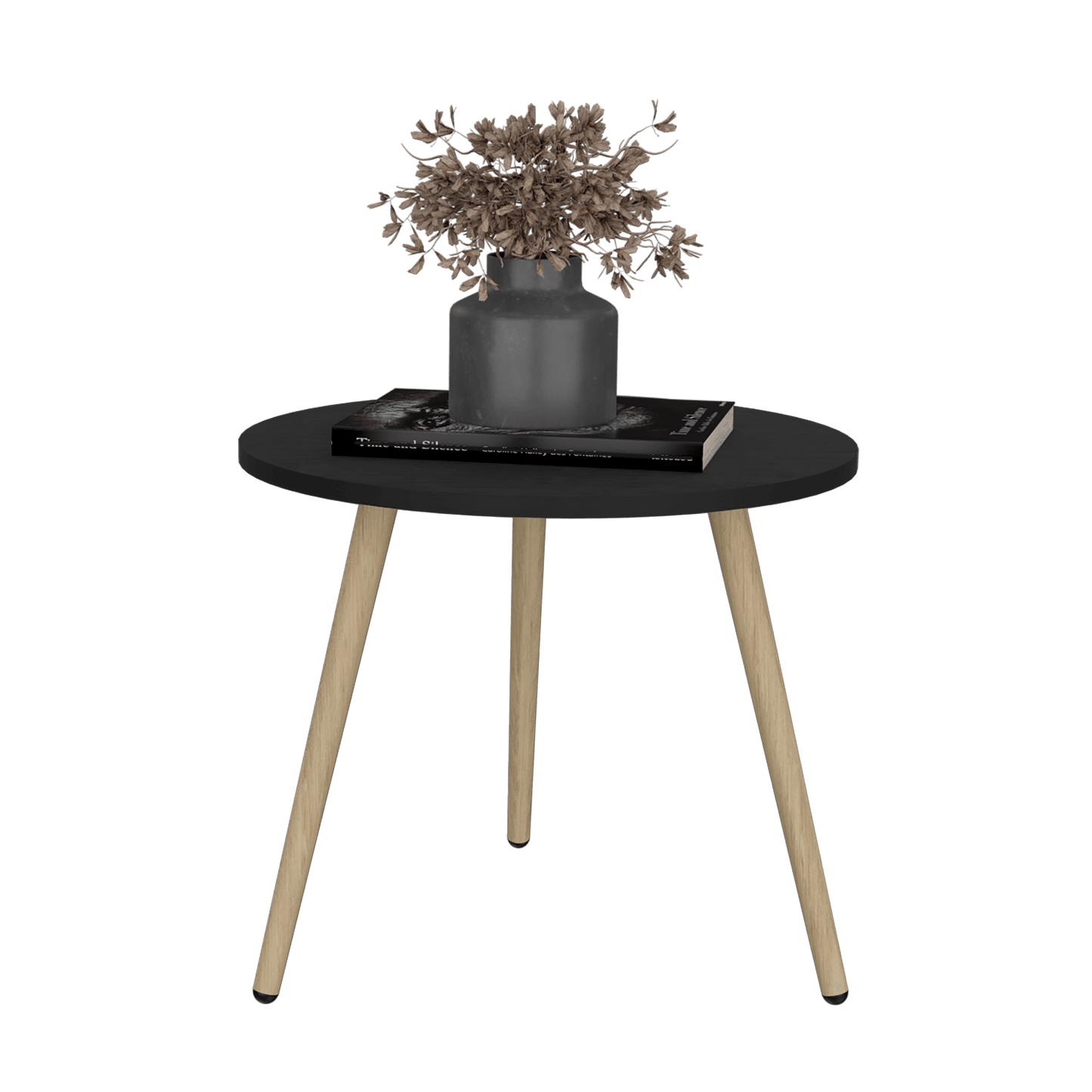 Mesa Auxiliar Redonda Narvik 48 X 41 Rta Wengue