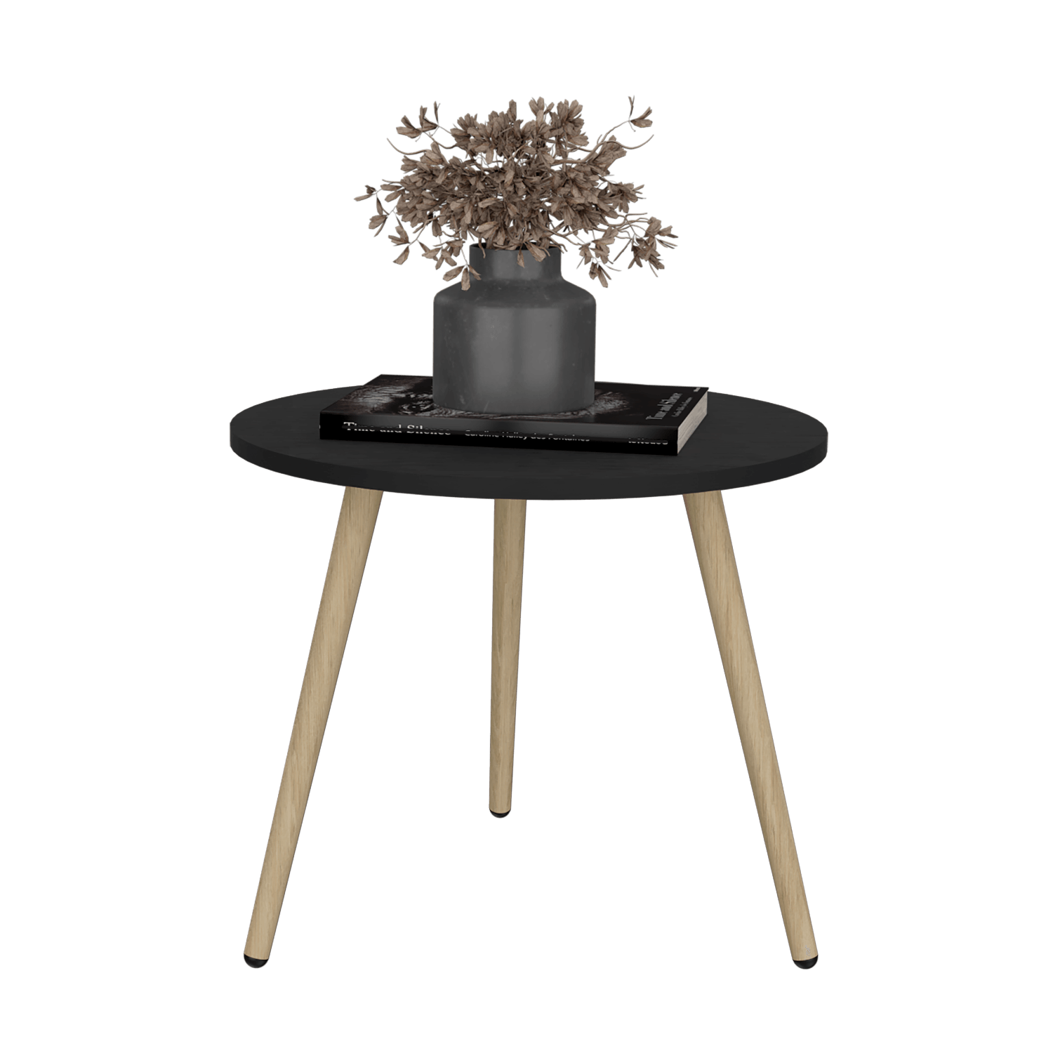 Mesa Auxiliar Redonda Narvik 48 X 41 Rta Wengue