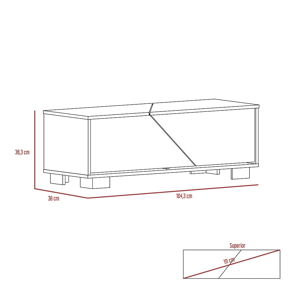 Mesa De Centro Fraktal Nogal+Miel