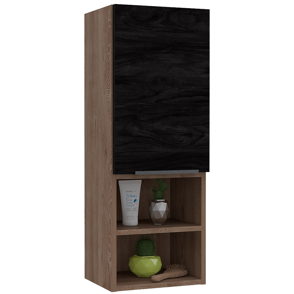 Mueble Auxiliar De Baño Mila Sombra+Miel
