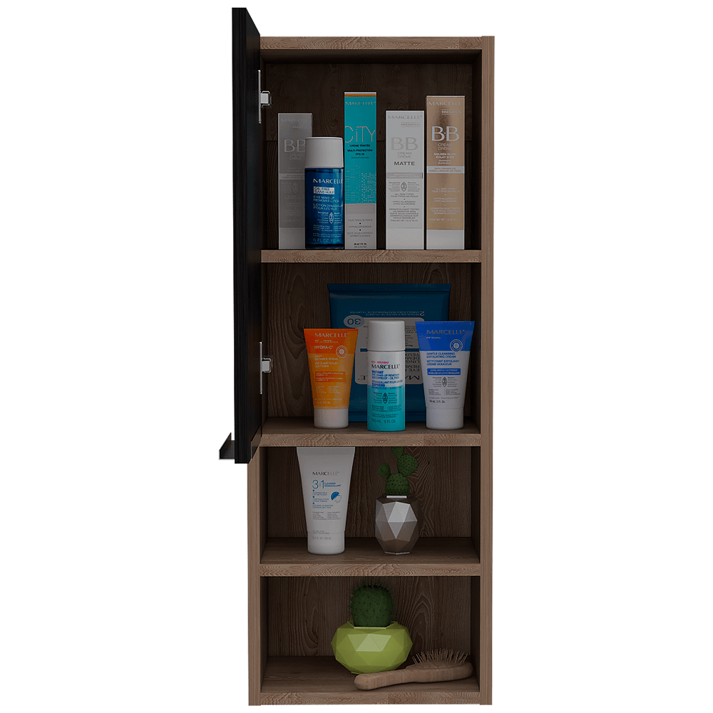 Mueble Auxiliar De Baño Mila Sombra+Miel