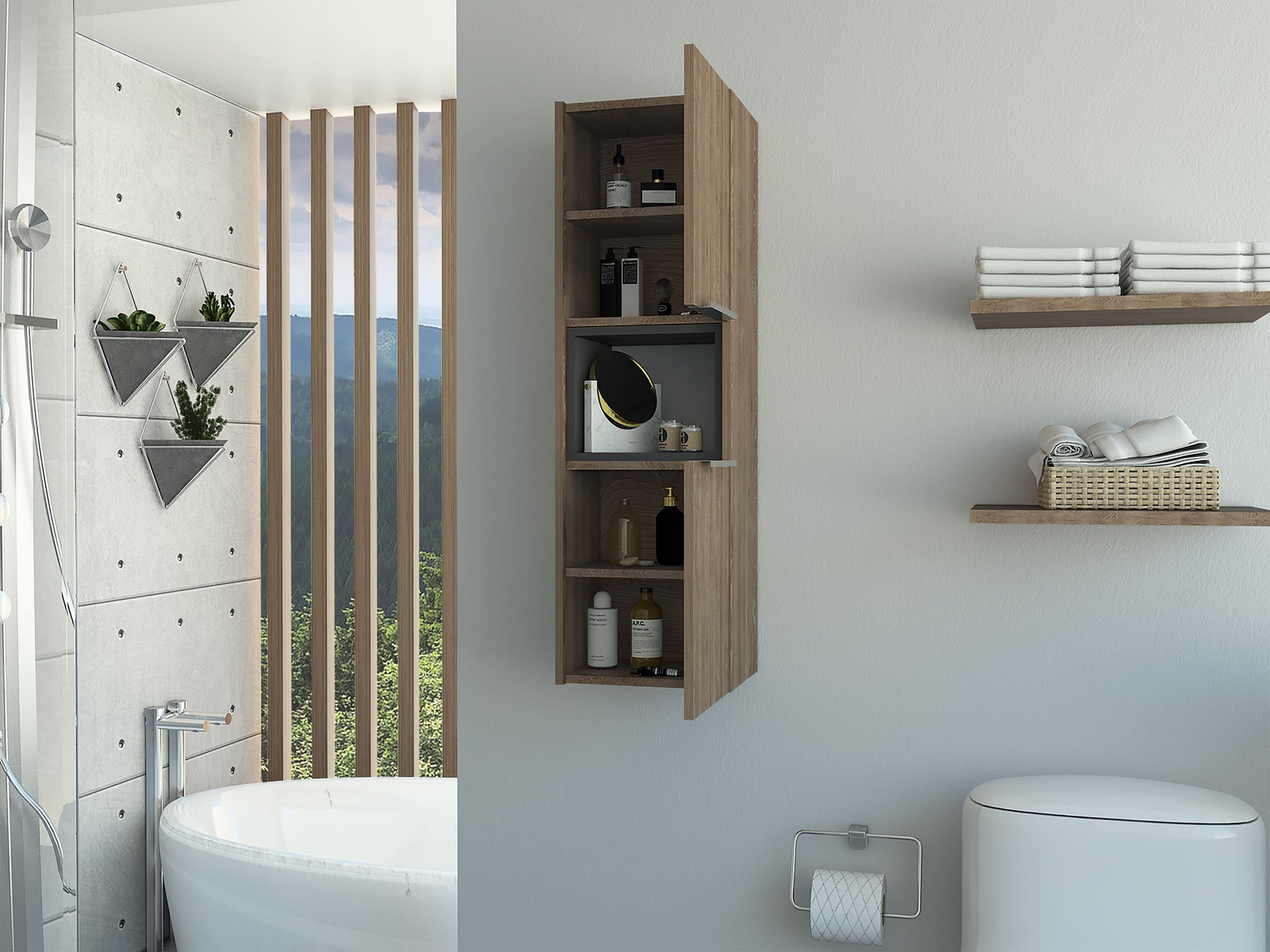 Mueble Auxiliar De Baño Kioto N/A