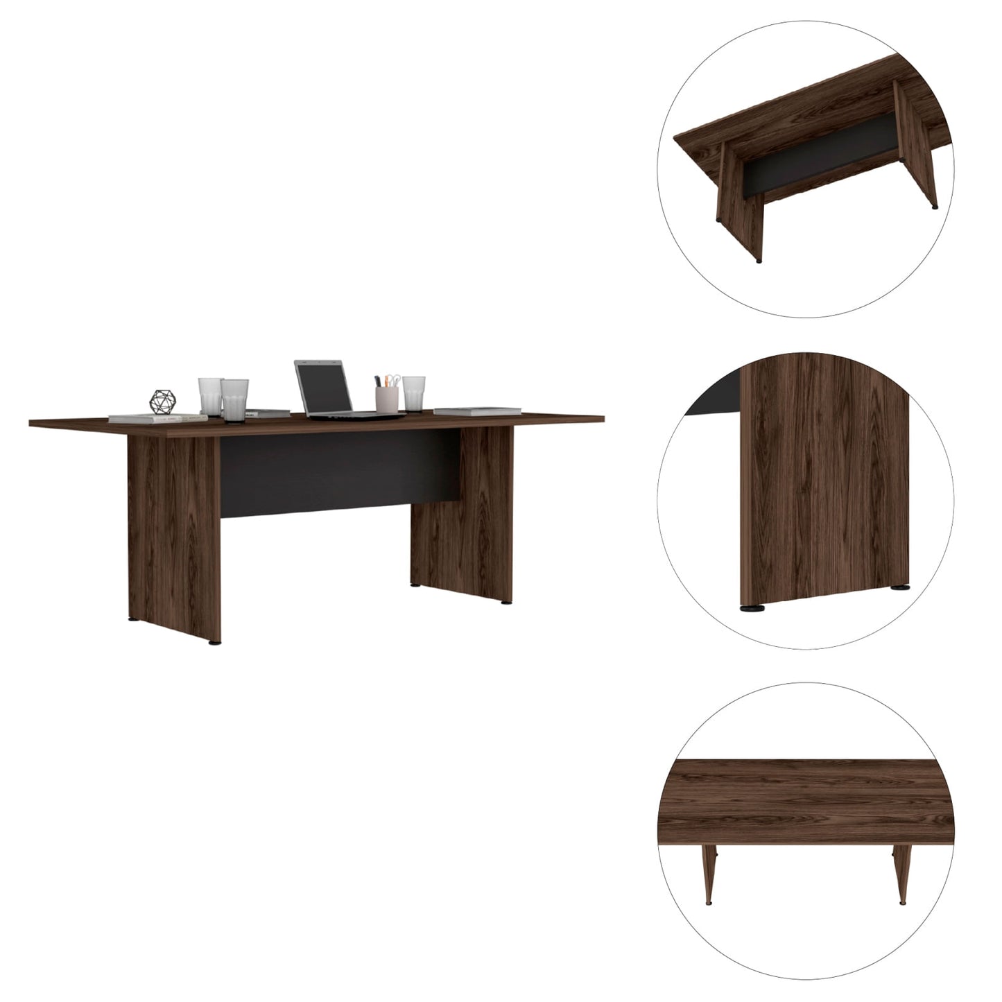 Mesa De Reunion Home Office M 200 Rta Wengue Milan