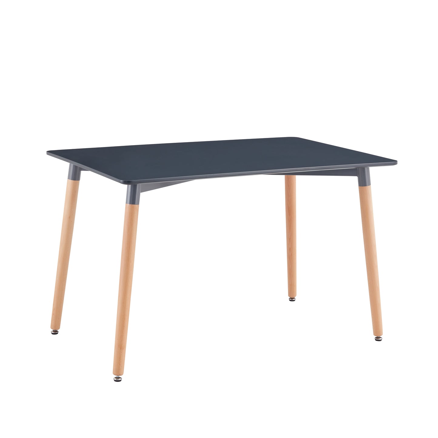 Mesa Bm-T04 160 X 80 X 74 6P Negro Café Claro