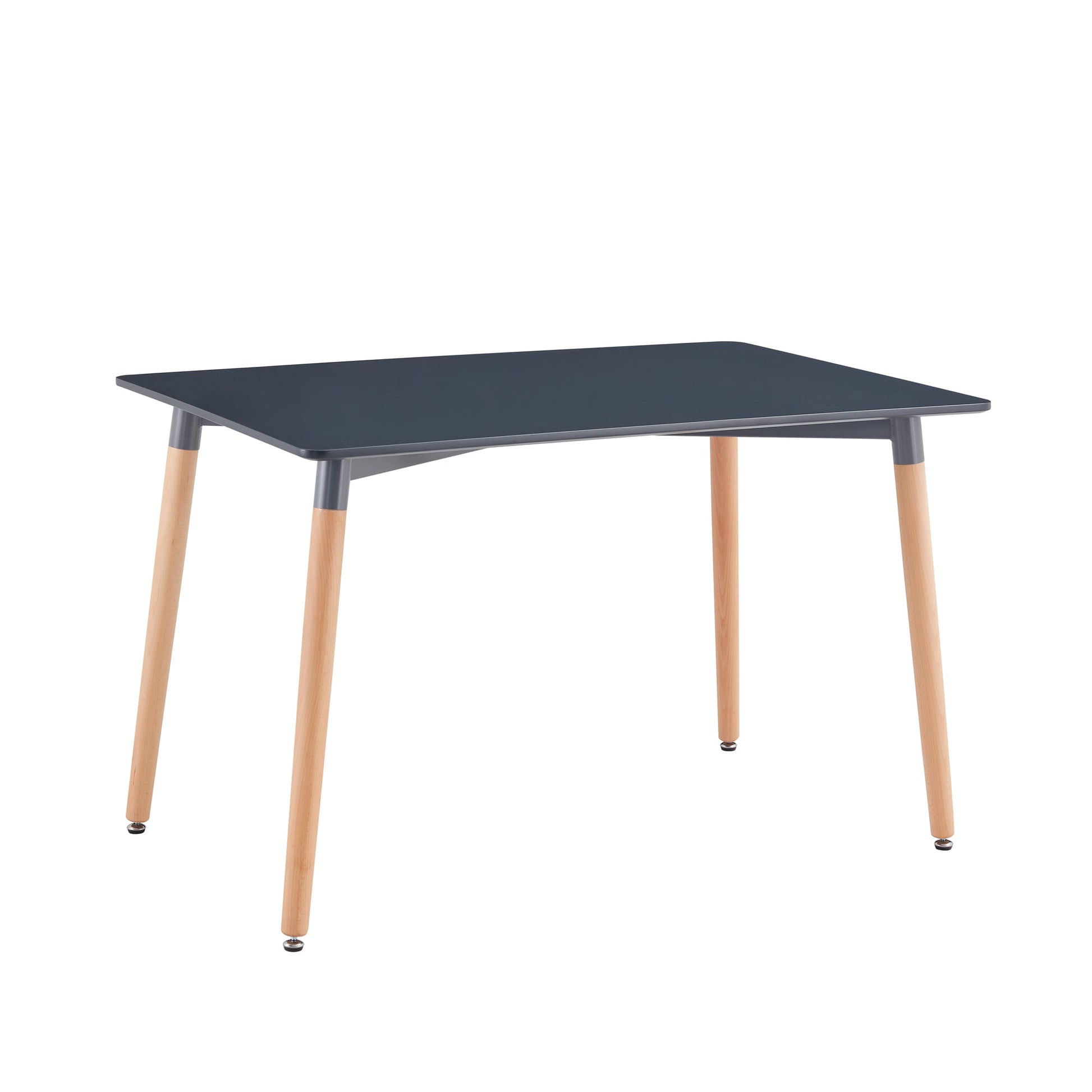Mesa Bm-T04 160 X 80 X 74 6P Negro Café Claro